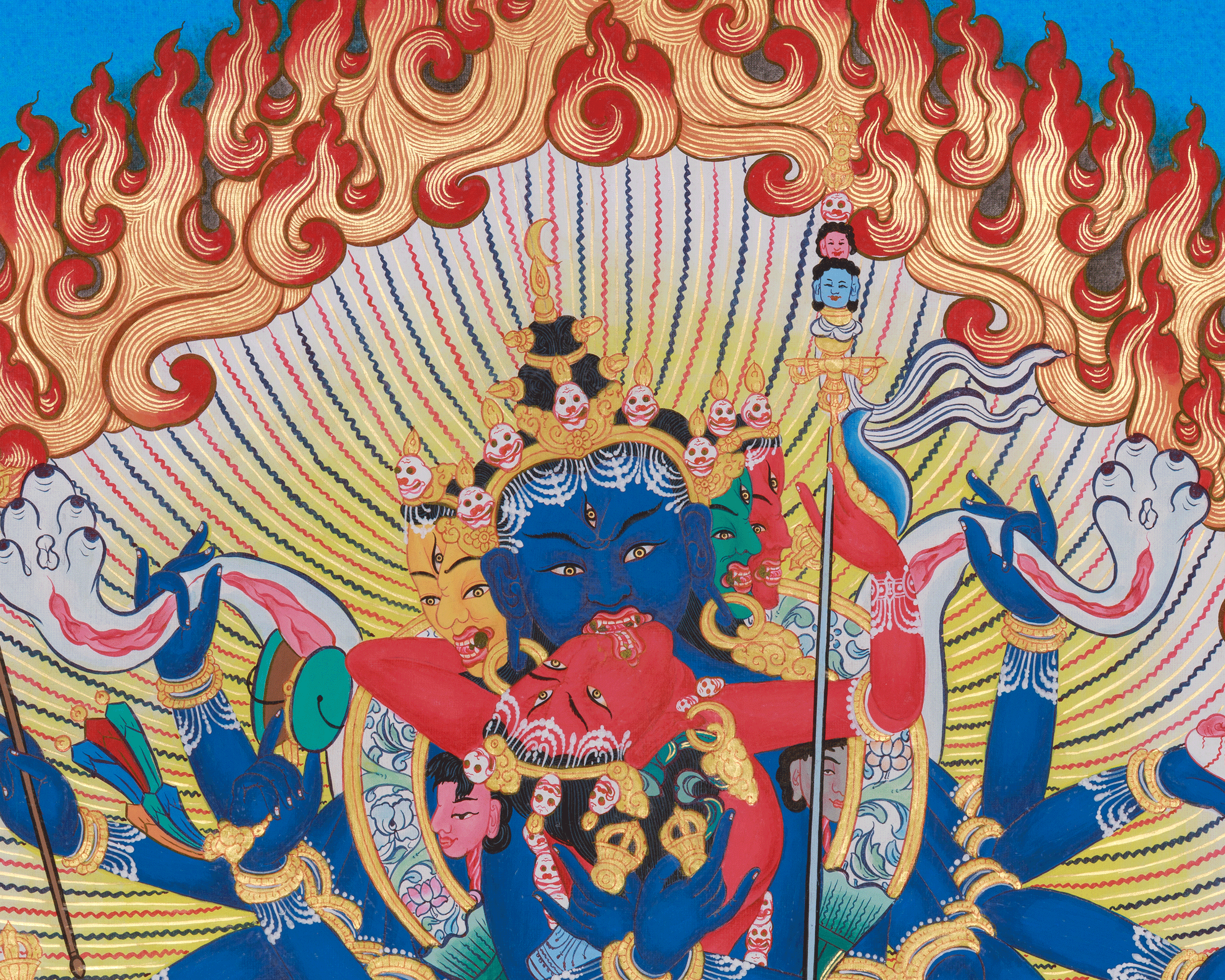 Tantric deity Chakrasamvara Thangka | Spiritual Empowerment