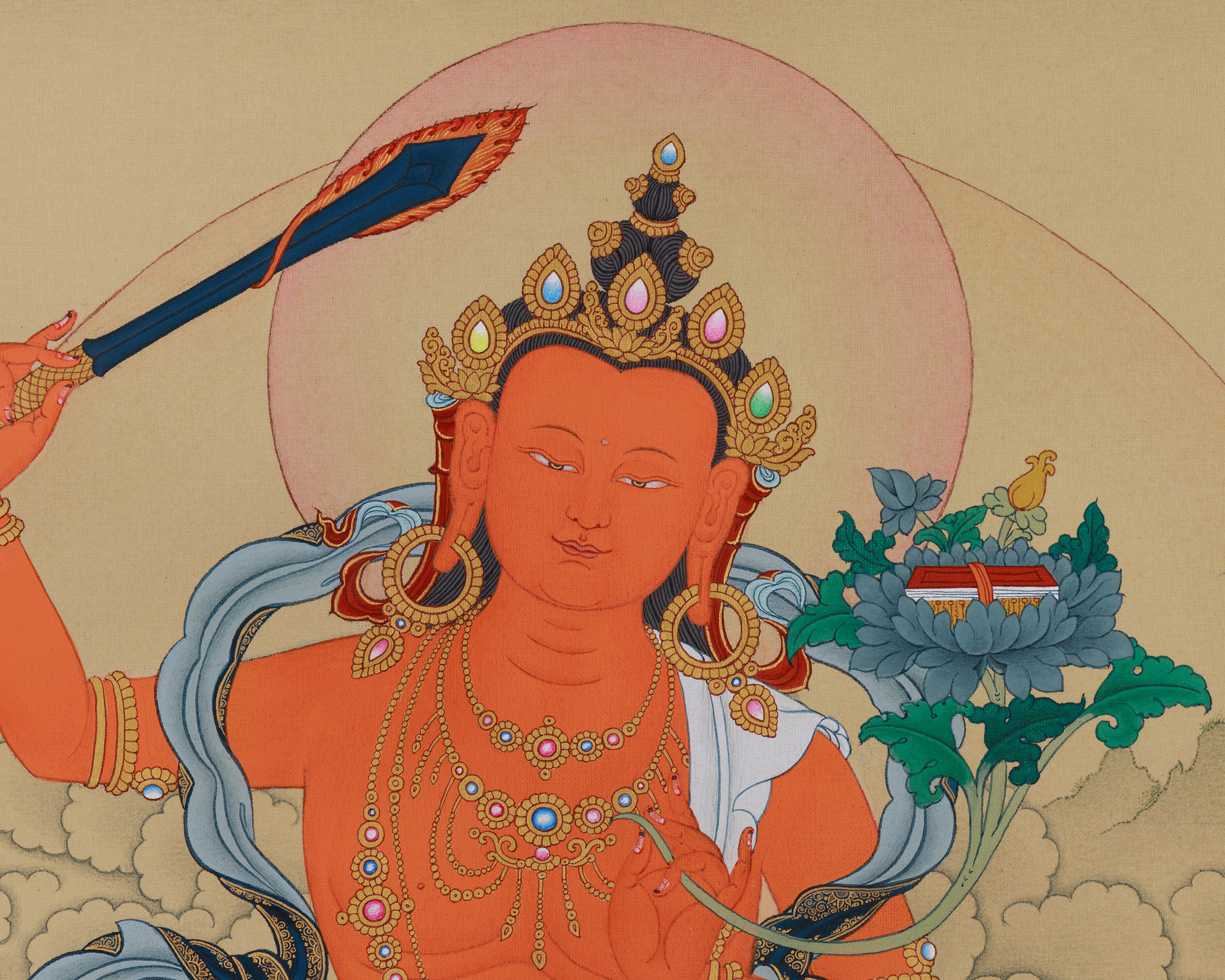 Divine Art Of Manjushri | Bodhisattva of Wisdom | Meditation & Spiritual Altar