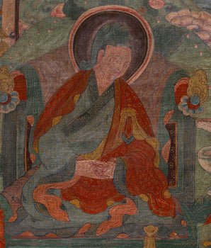 Historic Tibetan Buddhist Masters Artwork | Vintage Collectible