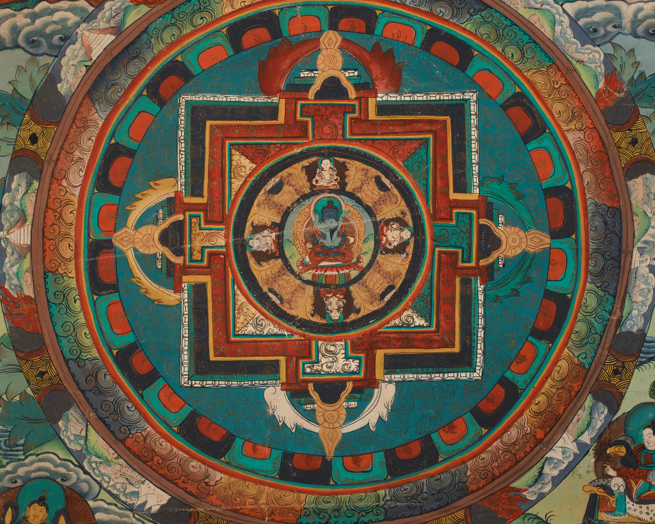 Traditional Art of Samantabhadra Mandala | Embodiment of Universal Benevolence