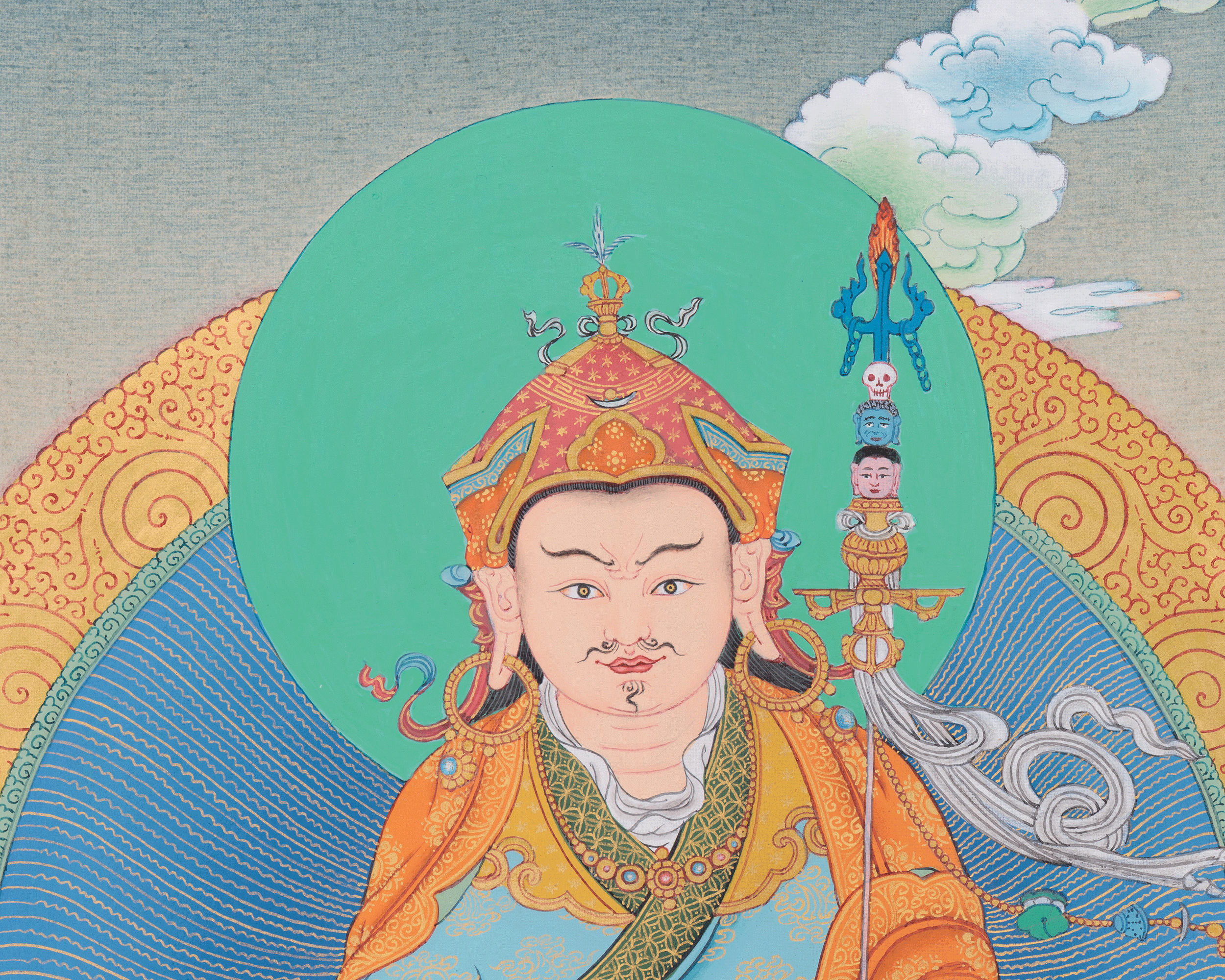 Sacred 28 Inches Guru Padmasambhava | Guru Rinpoche, the Second Buddha of Tibet