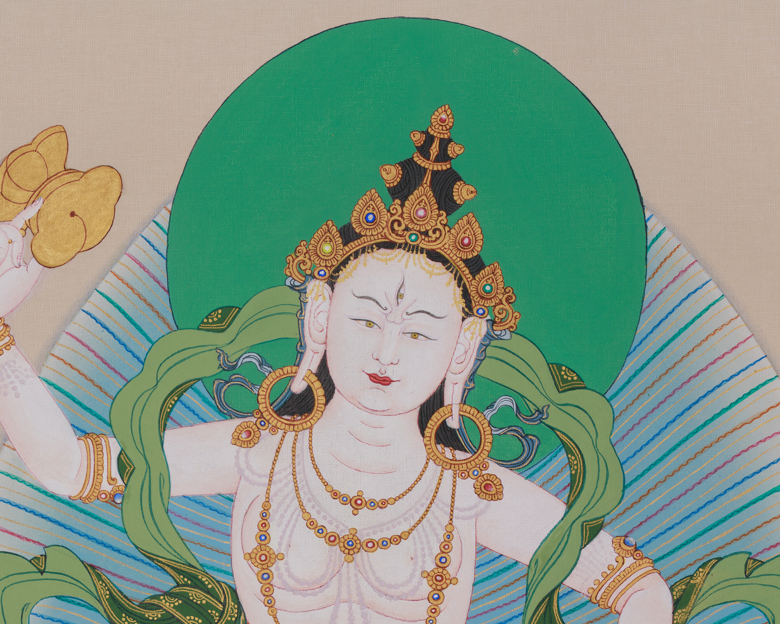 Sacred Machig Labdron Thangka | Emanation of Wisdom and Fearlessness