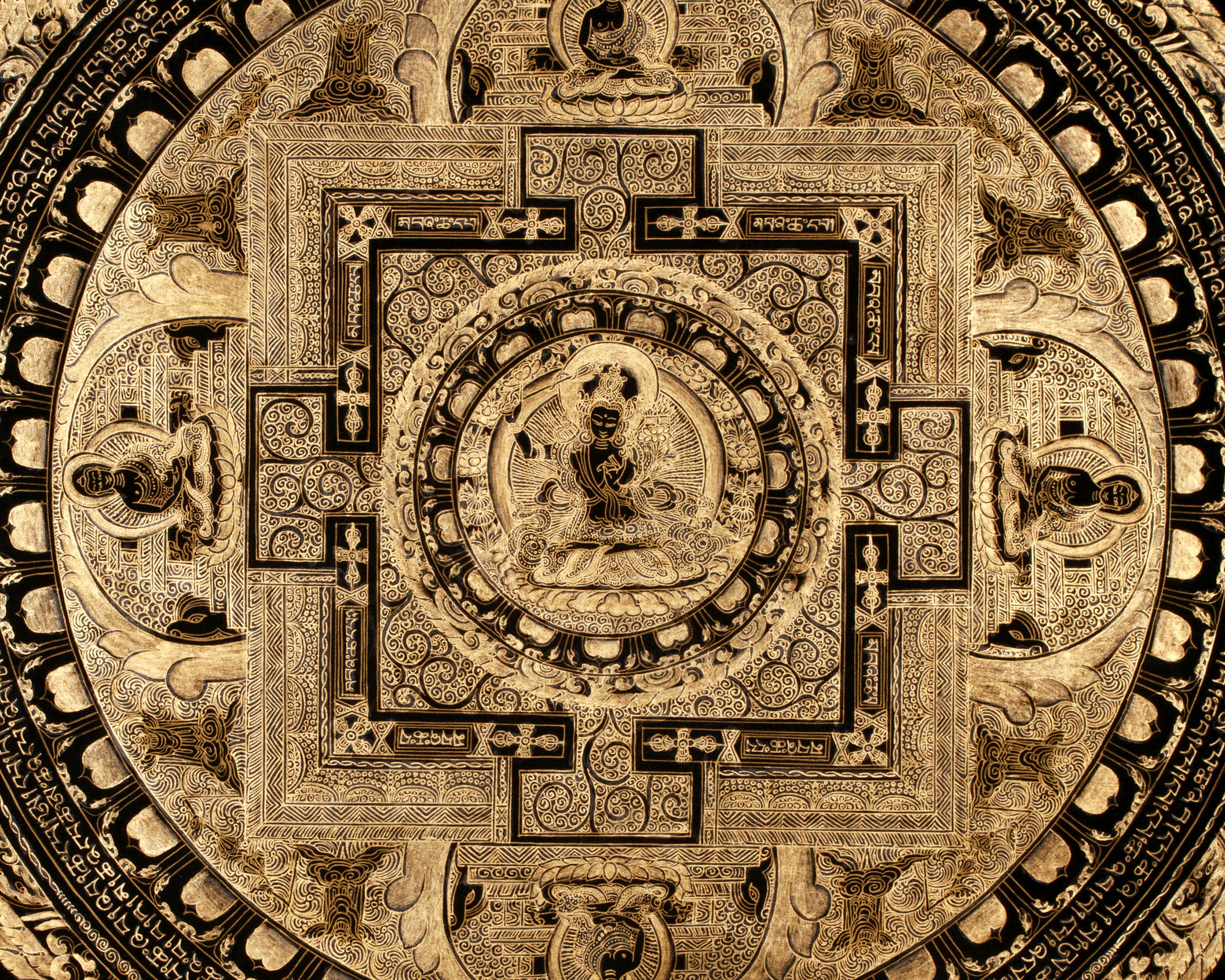 Manjushri Mandala Thangka | Unfolding the Path to Enlightenment