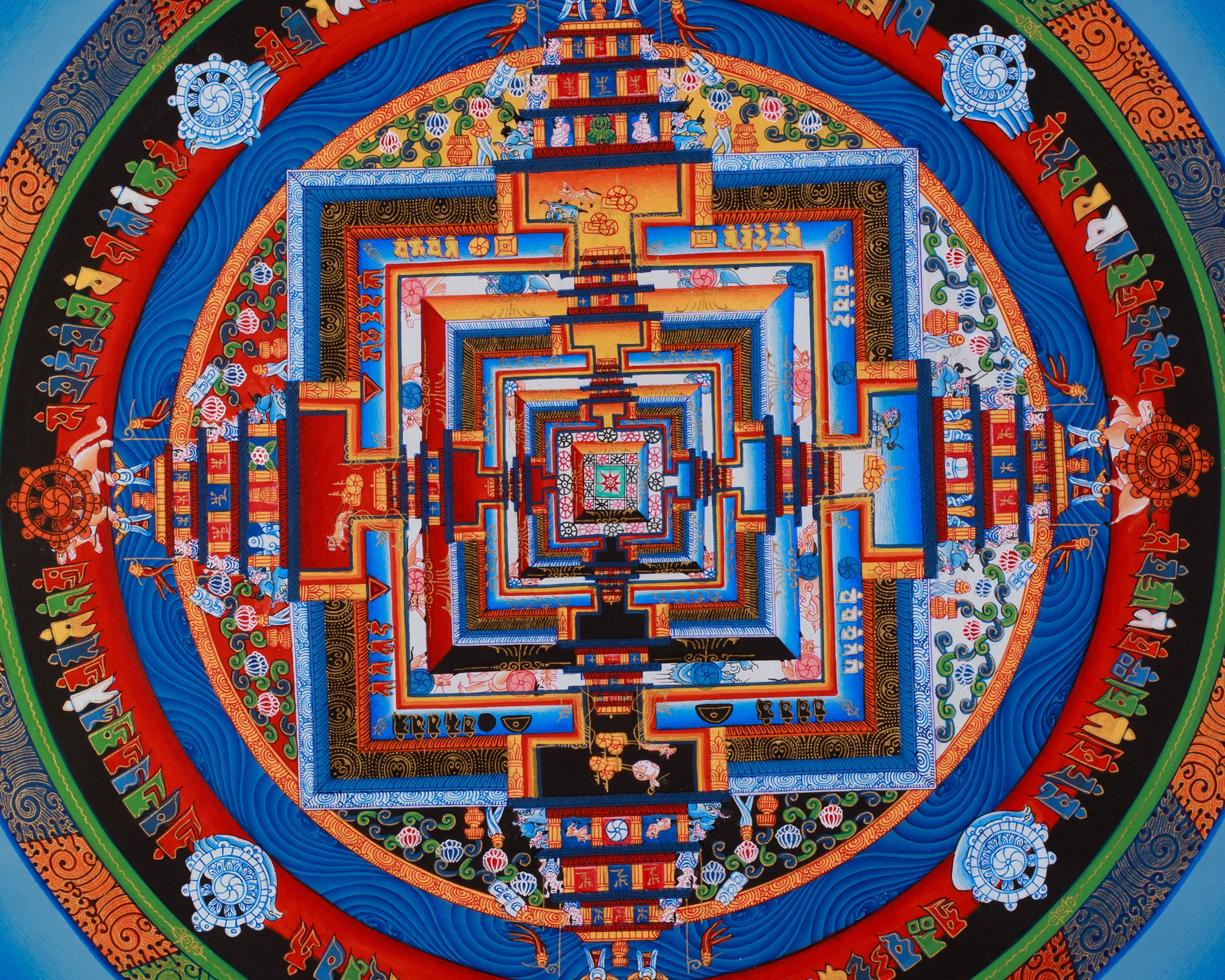 Kalachakra Mandala Sacred Art | Tibetan Art of Time, Balance, and Enlightenment