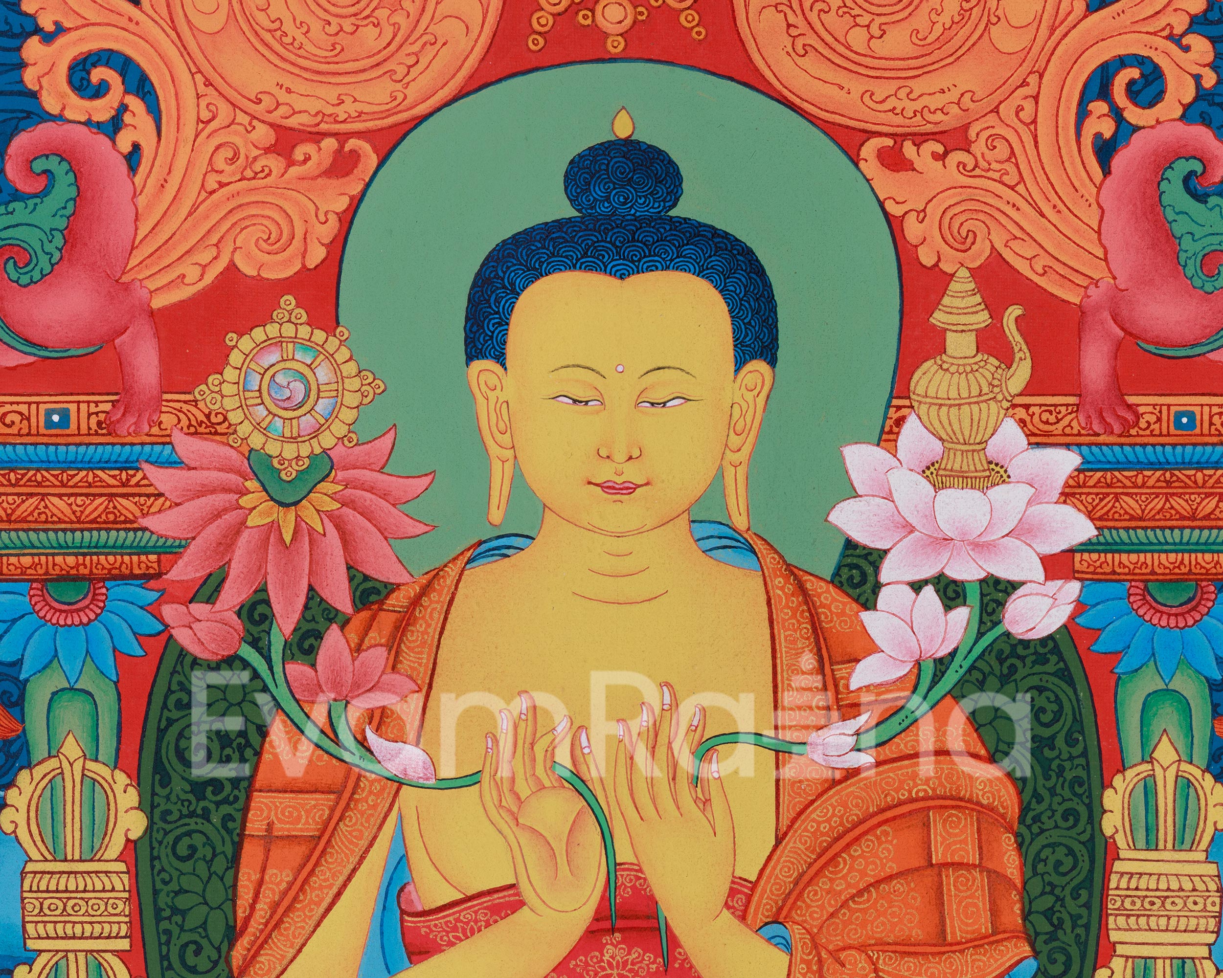 Buddha of Future, Maitreya Thangka | The Coming Buddha of Compassion