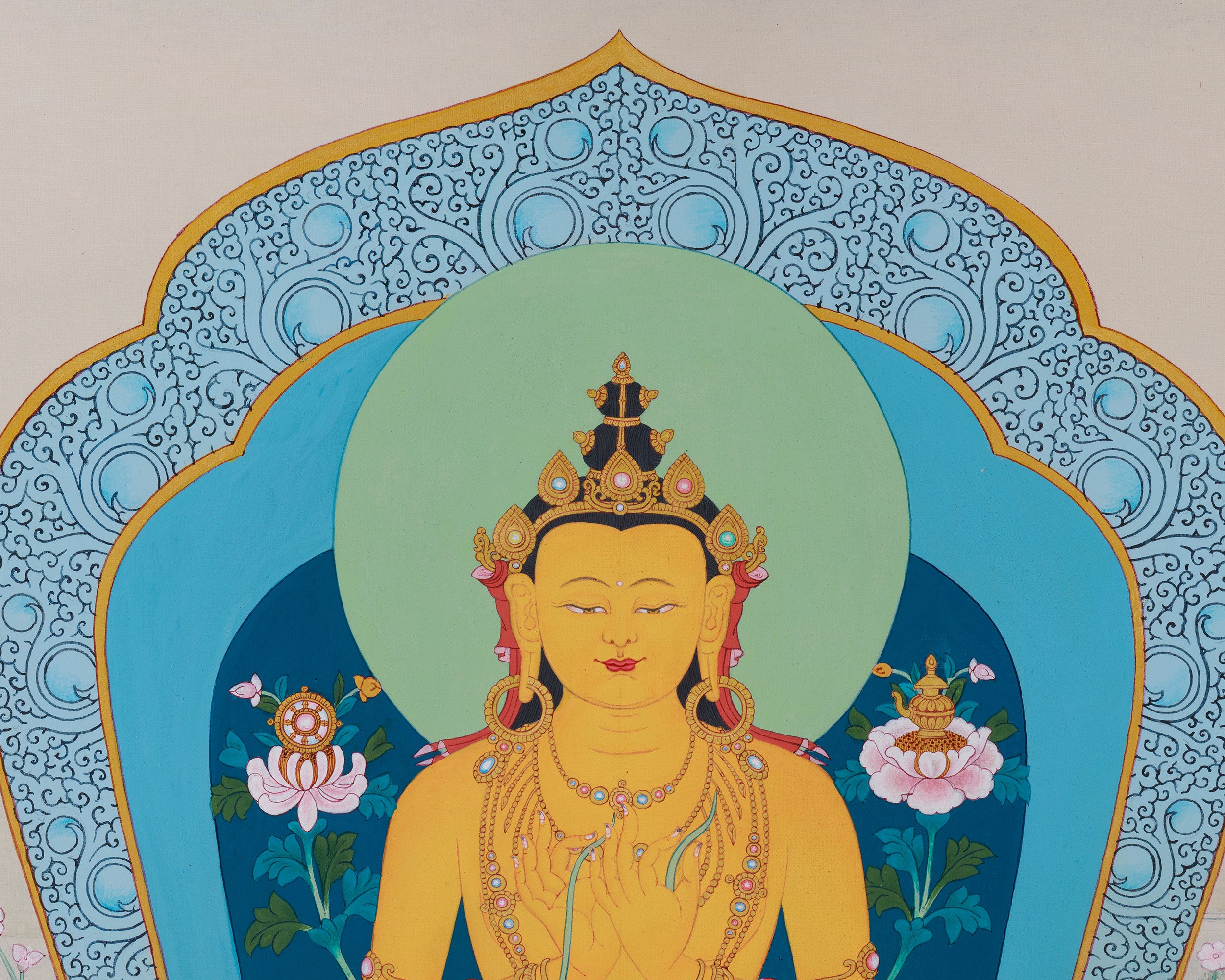 The Buddha of Future, Maitreya Thangka | Buddha of Hope and Enlightenment