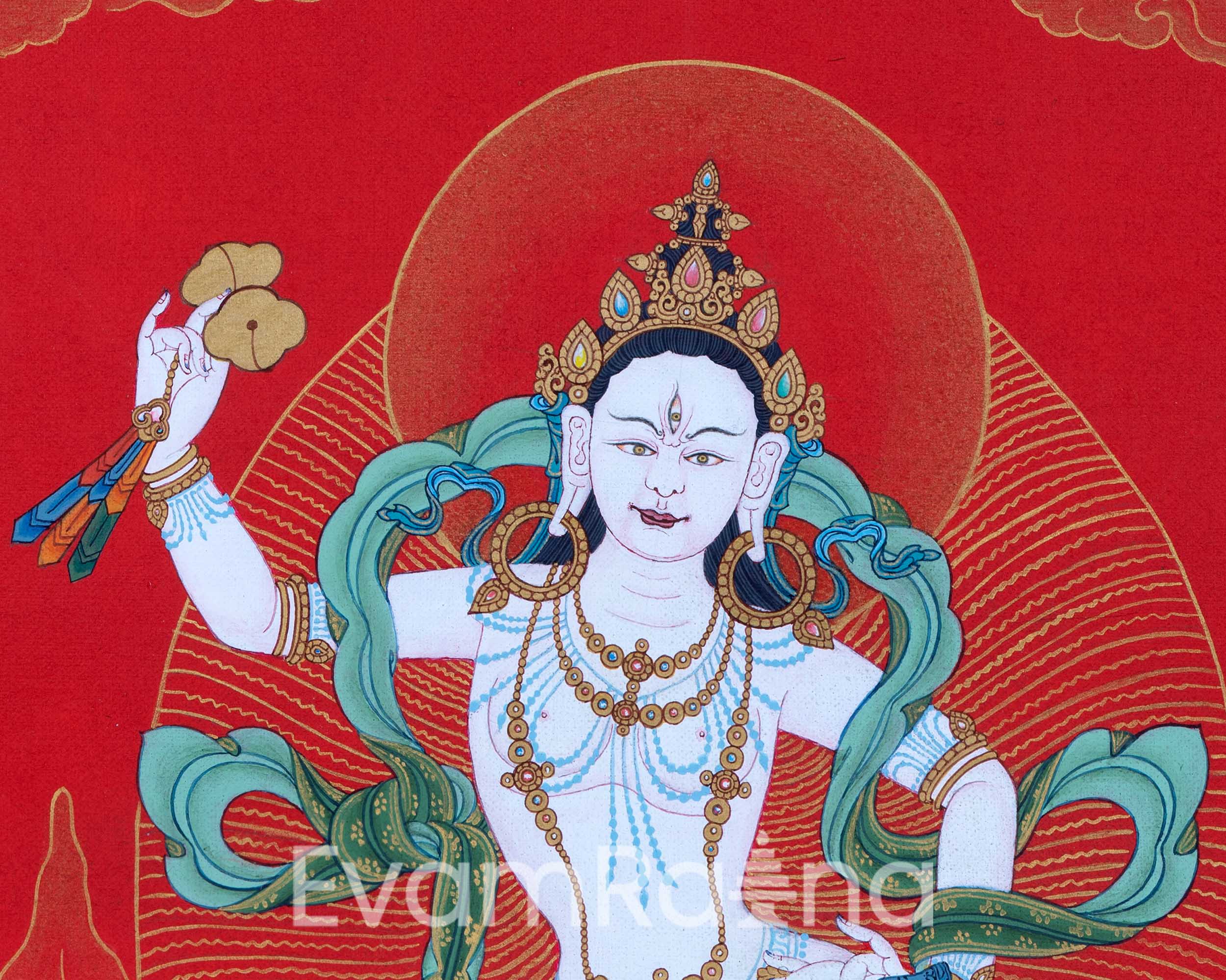 Radiant Mother Machig Labdron Thangka