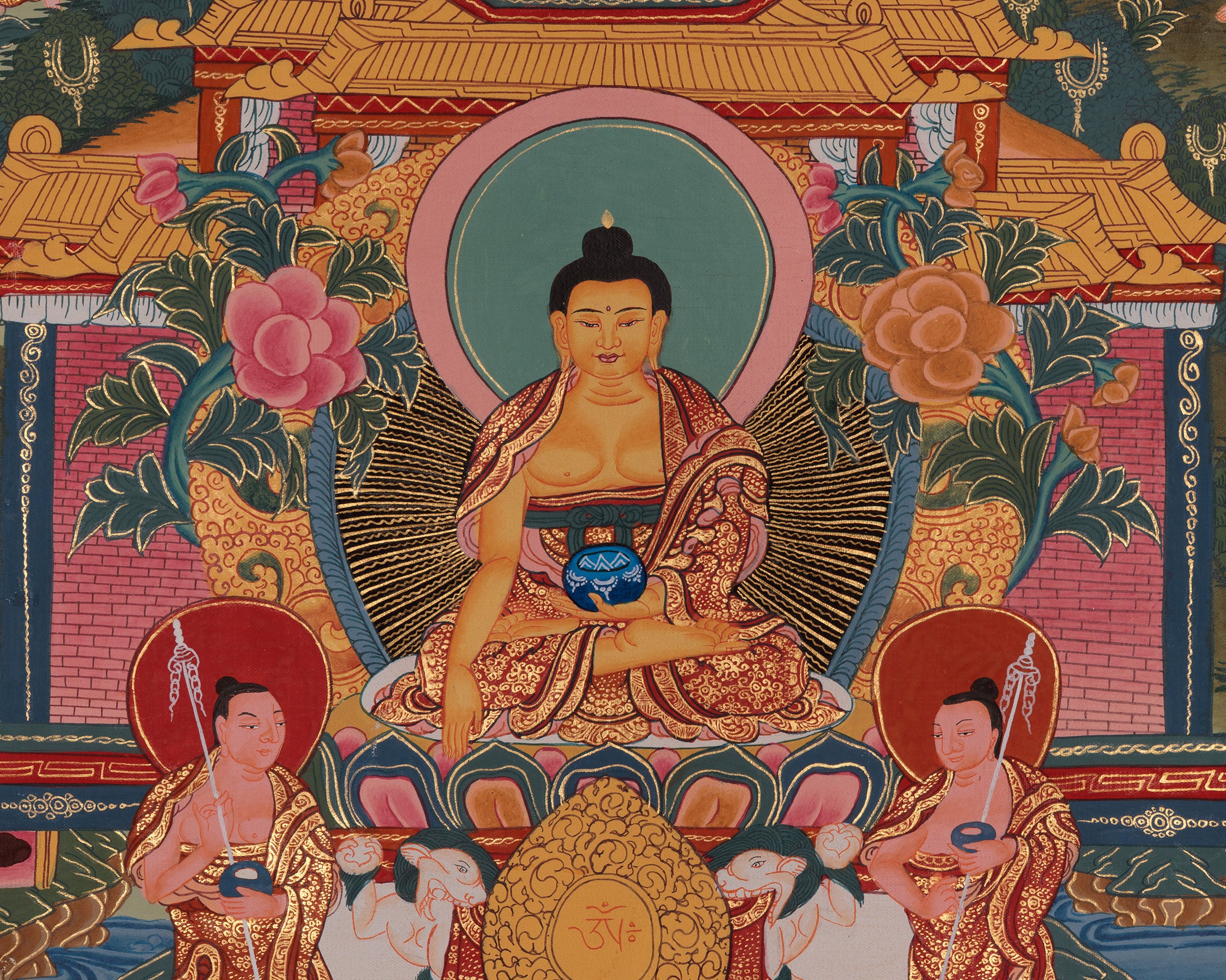 Sacred Buddha Life Story Artwork | Traditional Journey of Shakyamuni Buddha’s Enlightenment