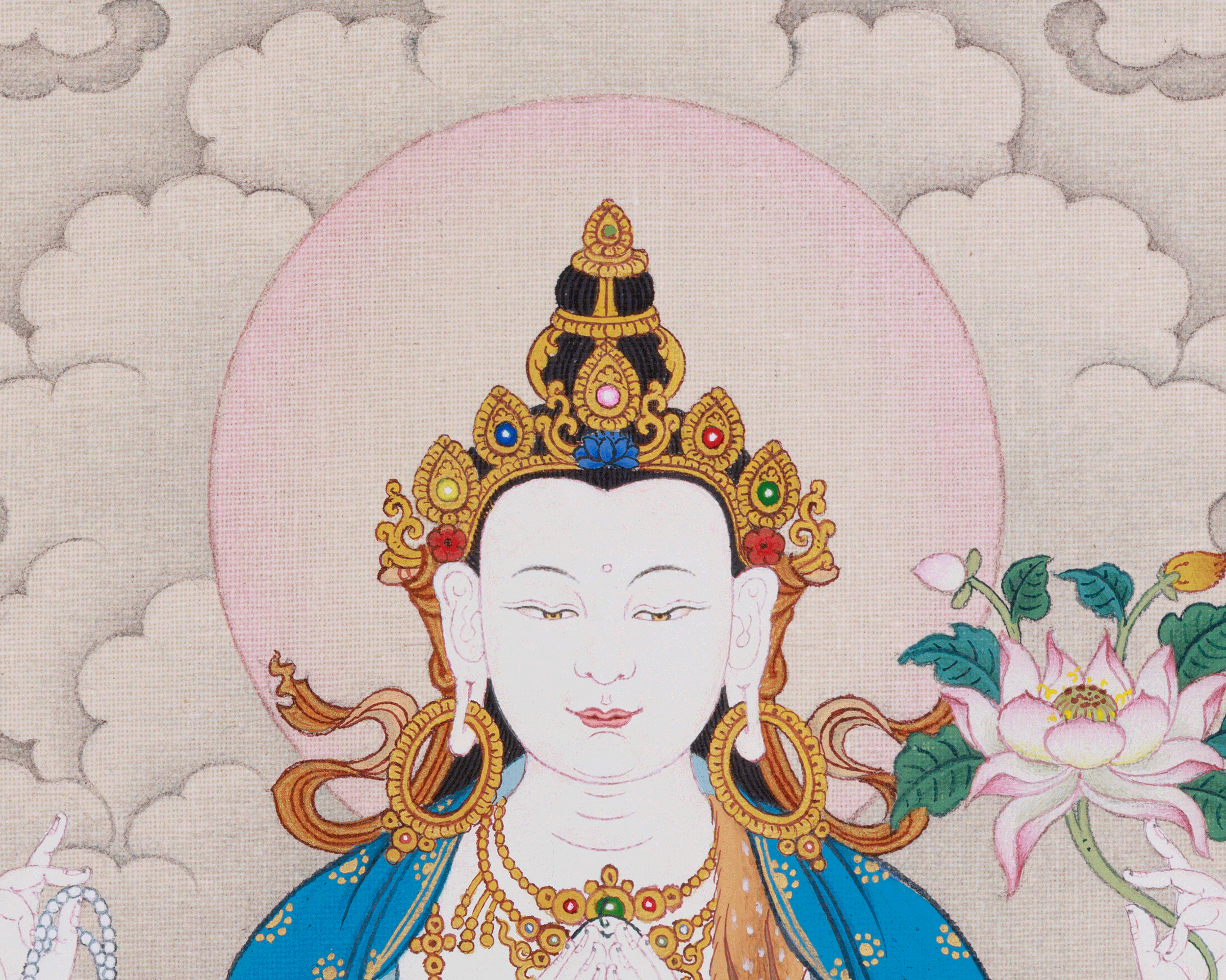 Mercy Bodhisattva Chenrezig Thangka | A Spiritual Symbol of Universal Compassion