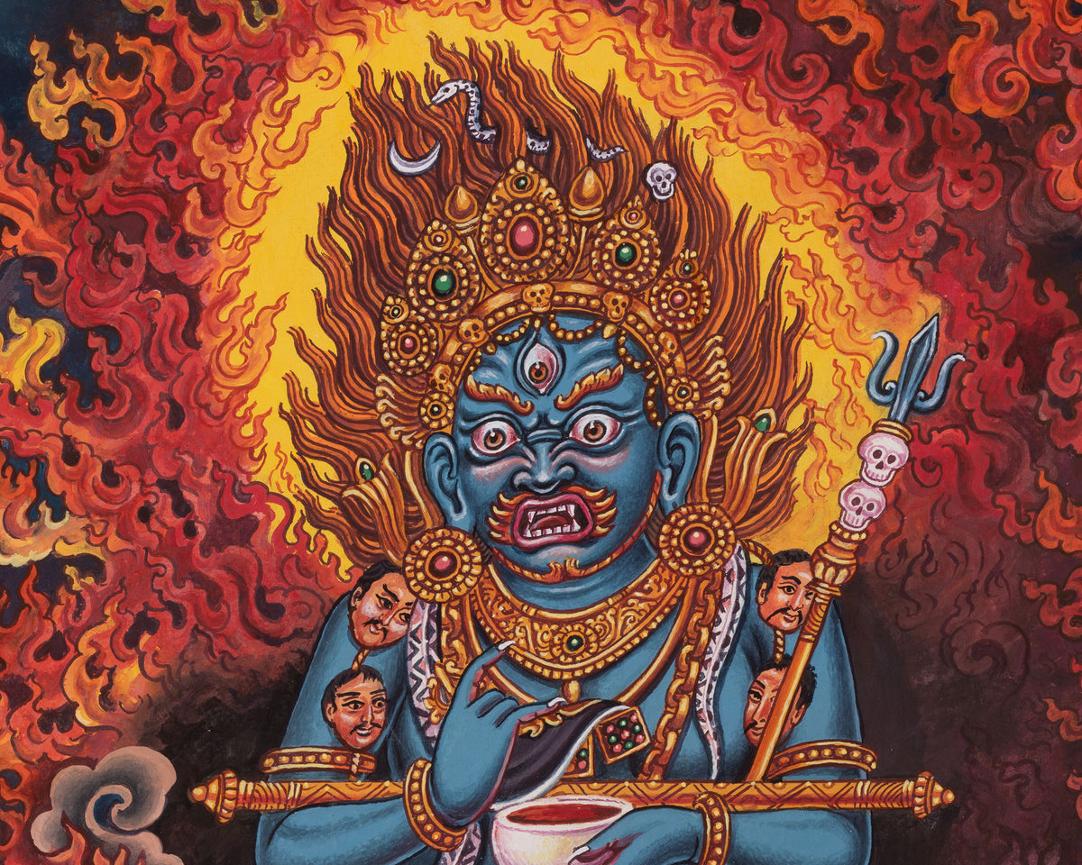 Sakya Mahakala Art | Protector of the Dharma | Destroyer of Illusion