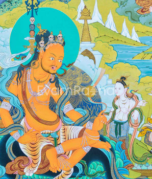 Nyima Oser | Guru Padmasambhava Manifestation | Thangka Art
