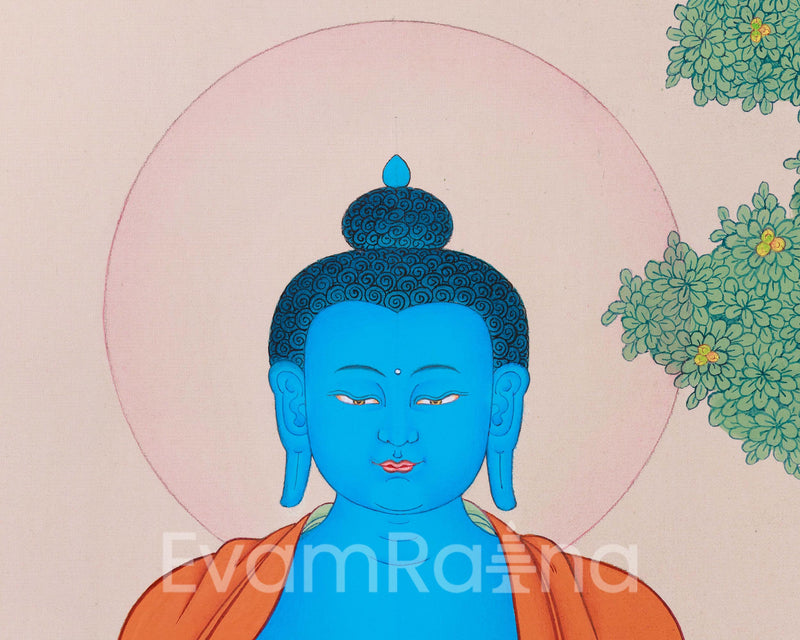 Healing Buddha, Medicine Buddha Thangka