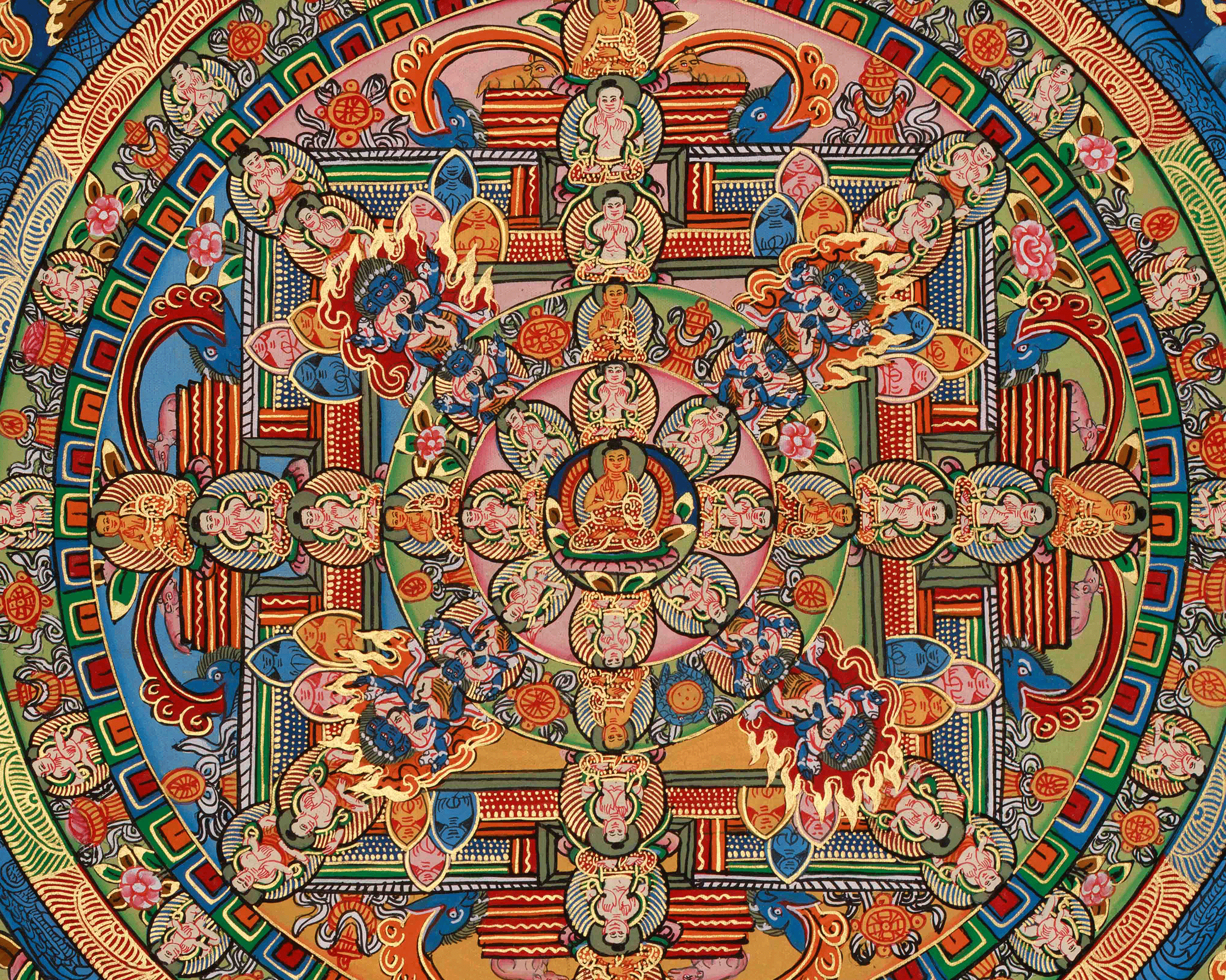 Spiritual Mandala Artwork | Mindfulness Meditation Art | Home Decor