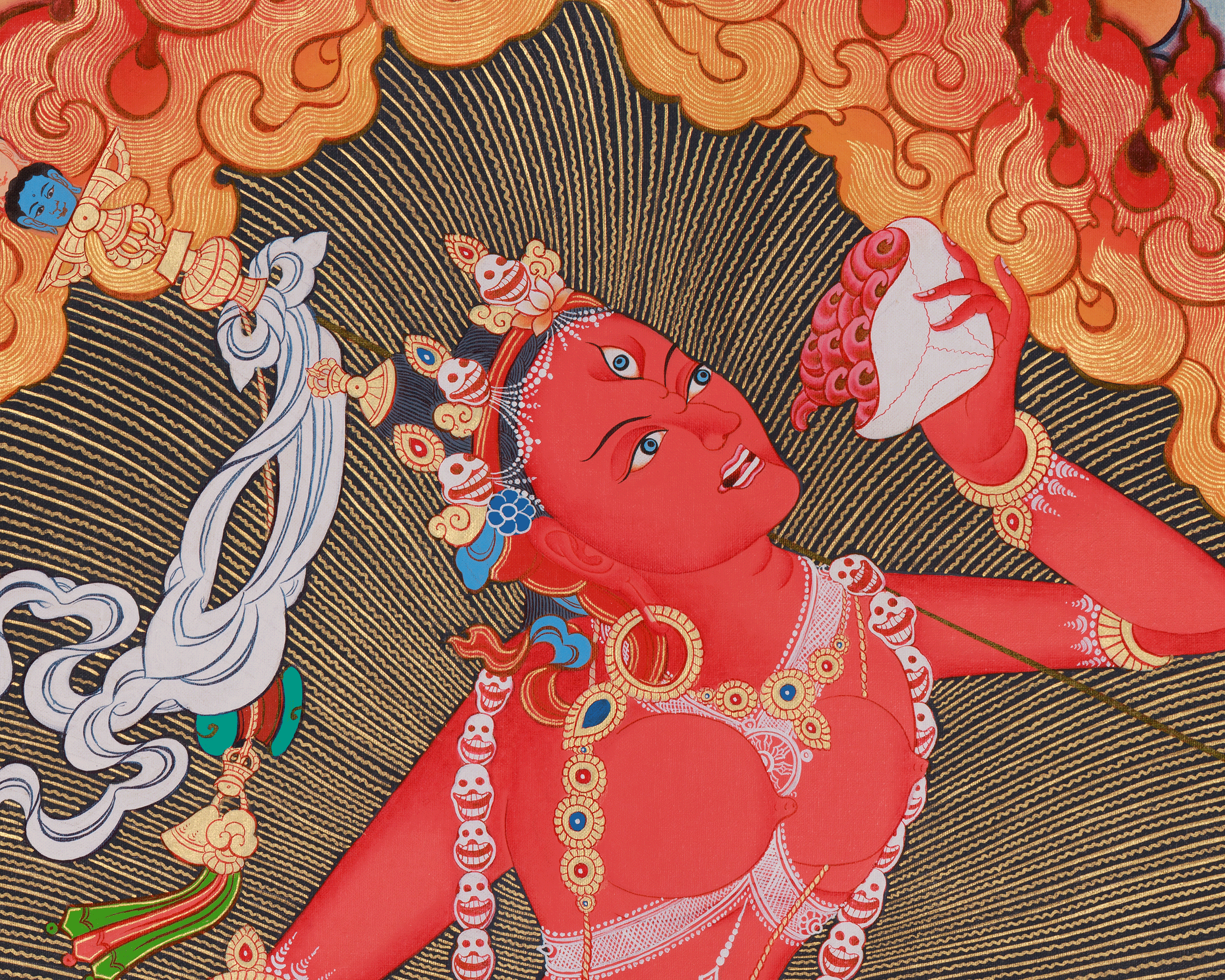 Sacred Vajrayogini Thangka | A Powerful Buddhist Dakini Painting