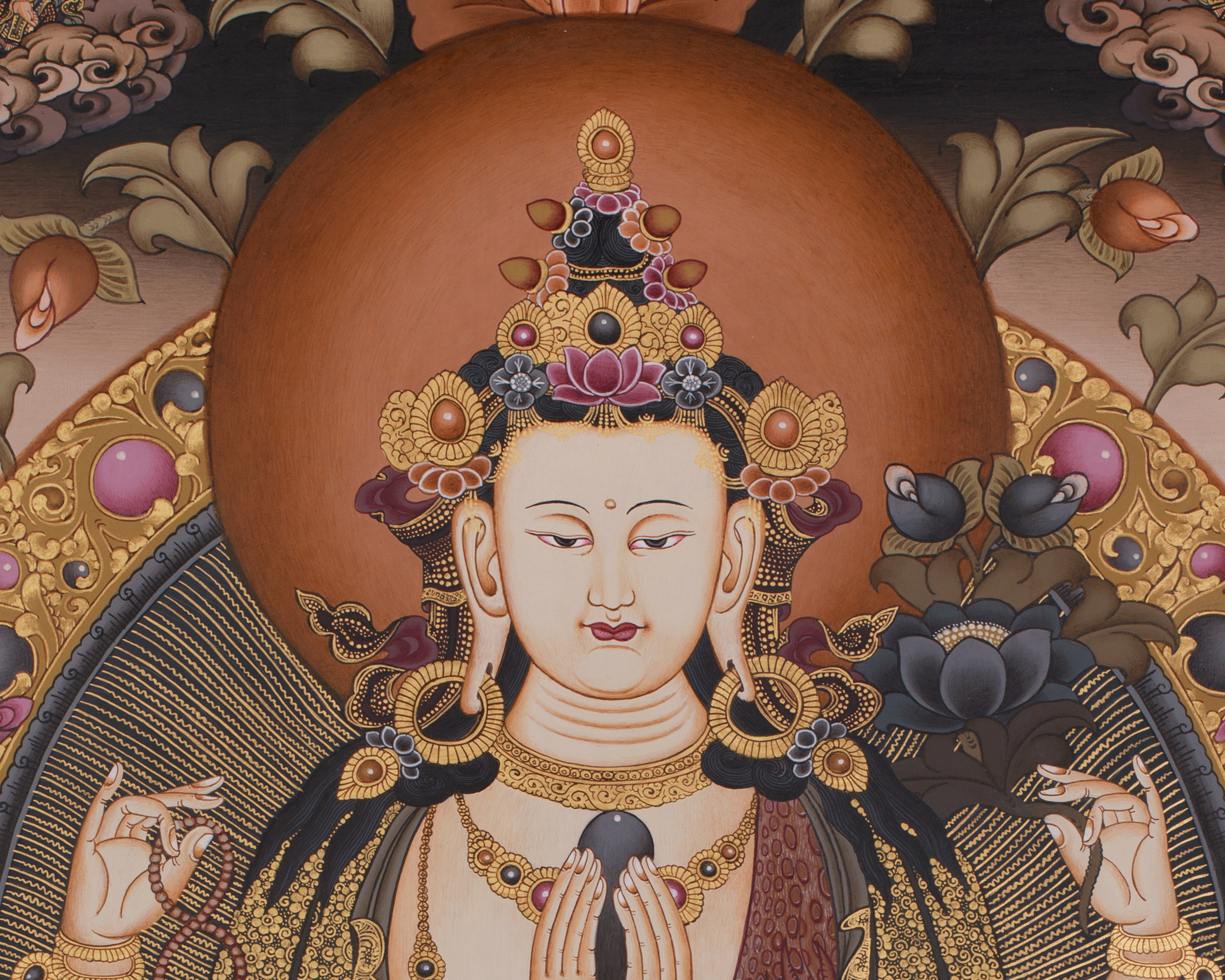 Divine Four-Armed Chenrezig | Avalokiteshvara Art