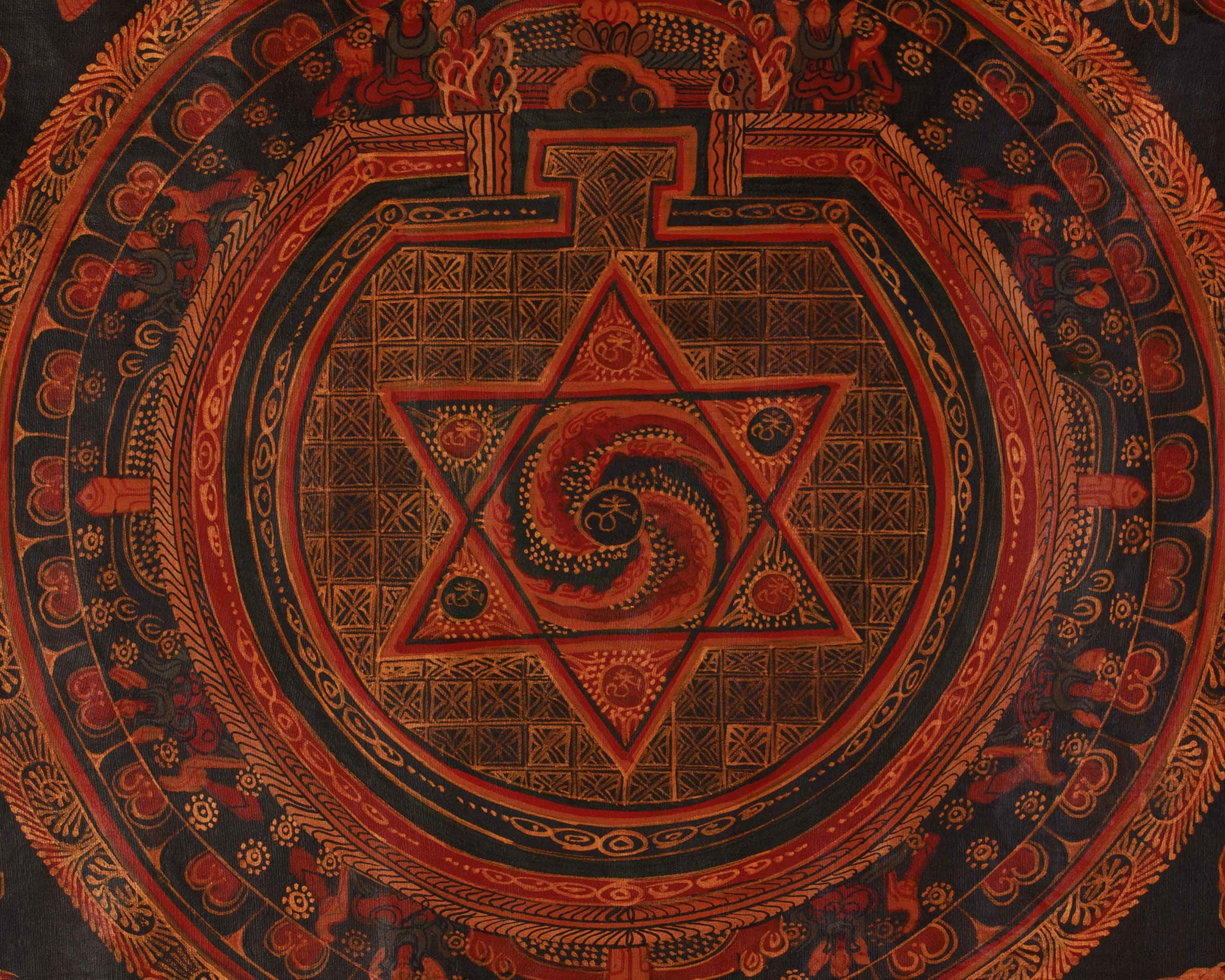 Traditional Star Mandala Art | Representing Cosmic Harmony and Awakened Energy