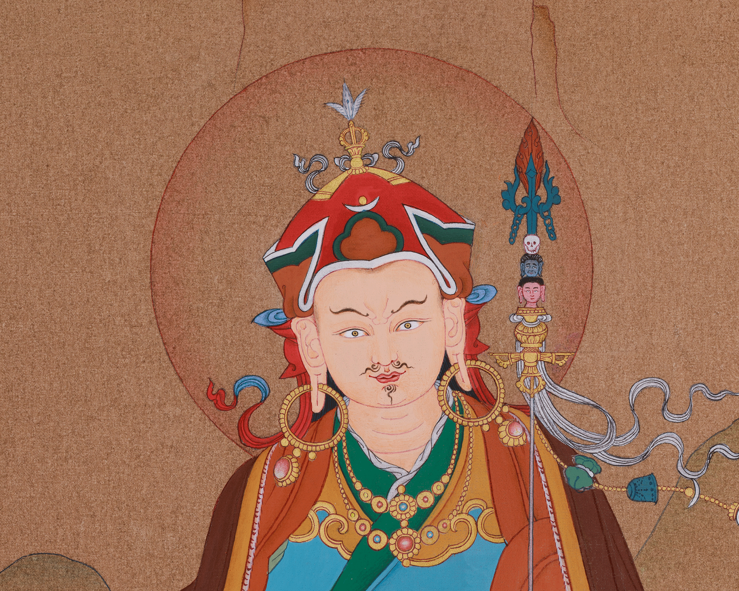 Spiritual Leader, Padmasambhava Artwork | The Lotus-Born Teacher of Tibetan Buddhism