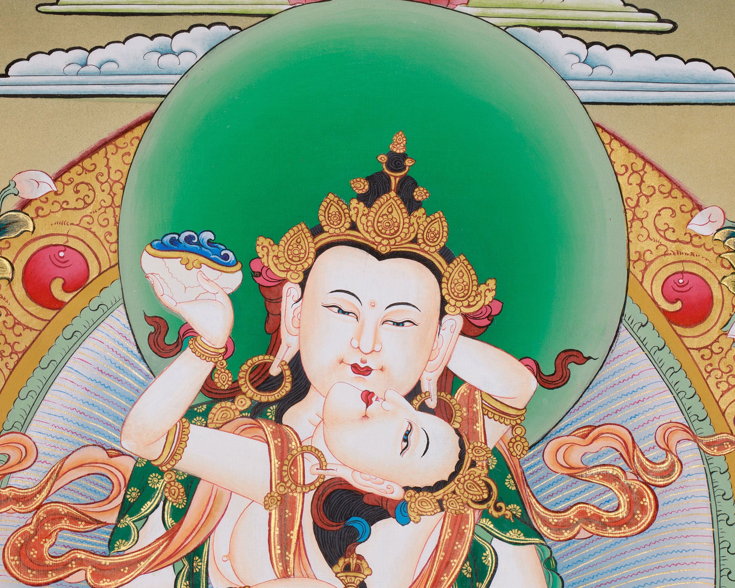 Vajrasattva Tibetan Artwork | The Ultimate State of Spiritual Purity | Diamond Being