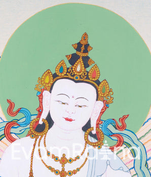 Explore Sacred Serenity with Vajrasattva Thangka | Dorje Sempa Wall Hanging