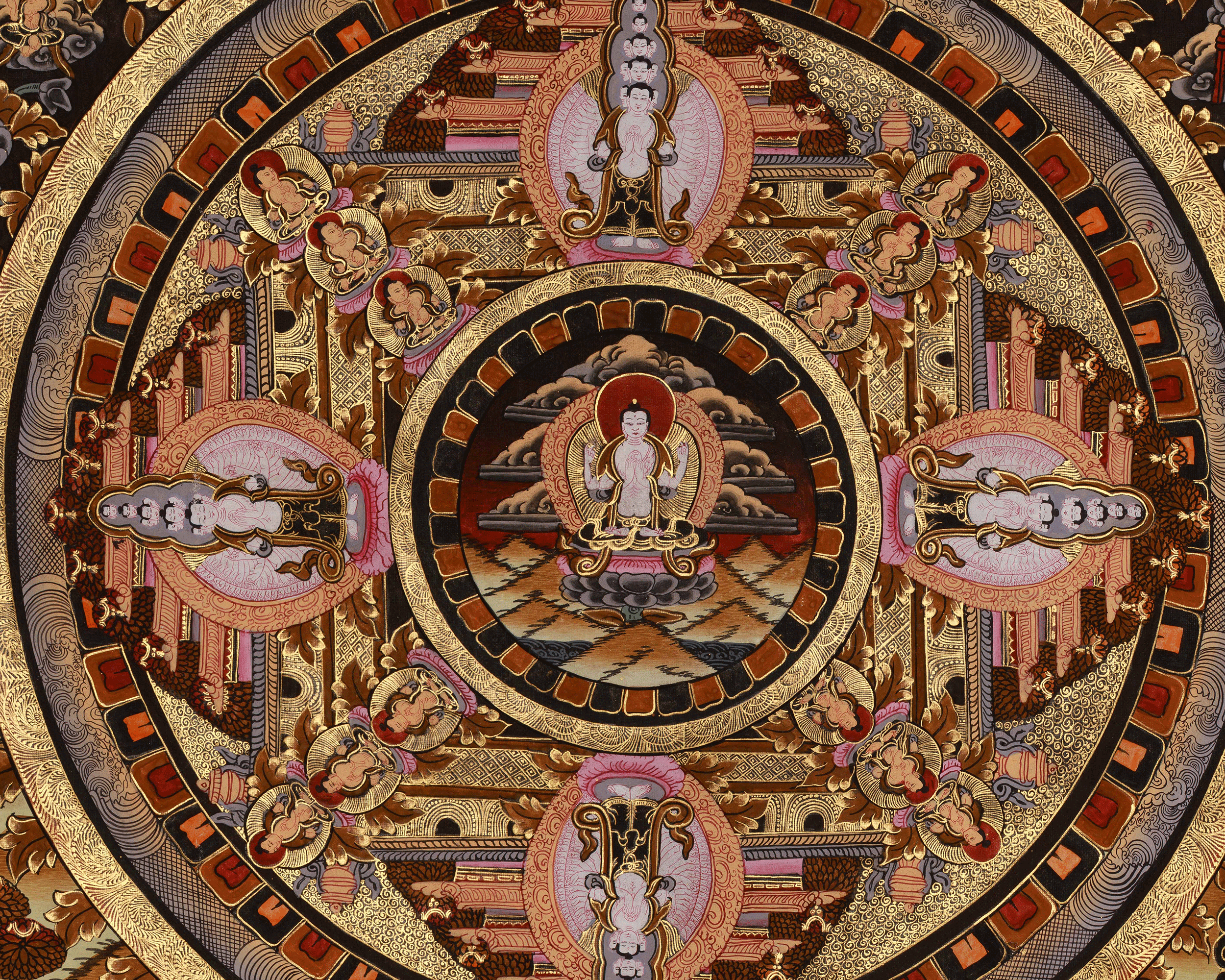 Sacred Chenrezig Mandala | Avalokiteshvara, the Bodhisattva of Compassion | Meditation Altar