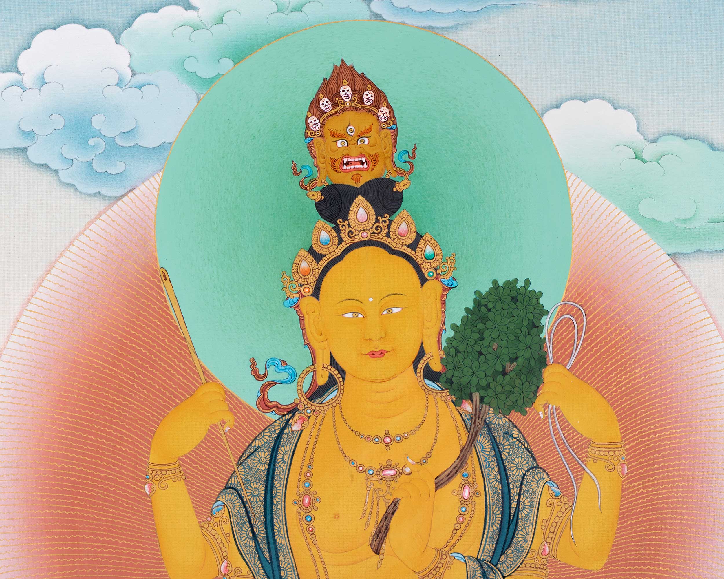 Marichi Devi Print | Radiant Goddess of Dawn | Canvas Wall Decor