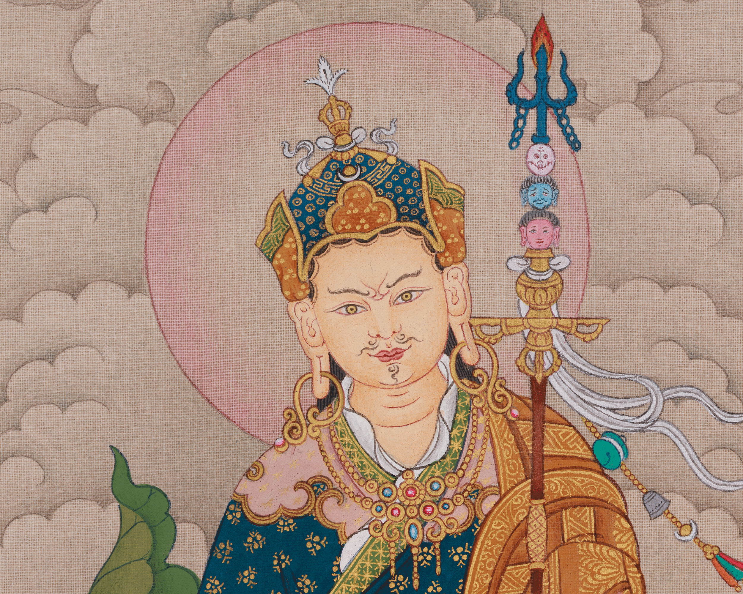 Guru Rinpoche Buddhist Artwork | Padmasambhava Thangka