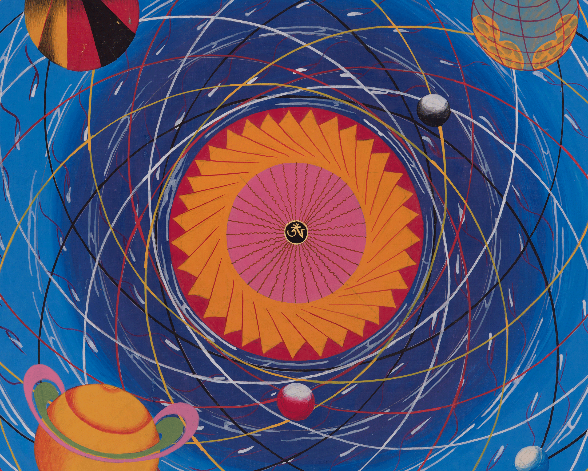 Spiritual Mantra Mandala Thangka | Sacred Expression of Enlightened Sound and Meditation