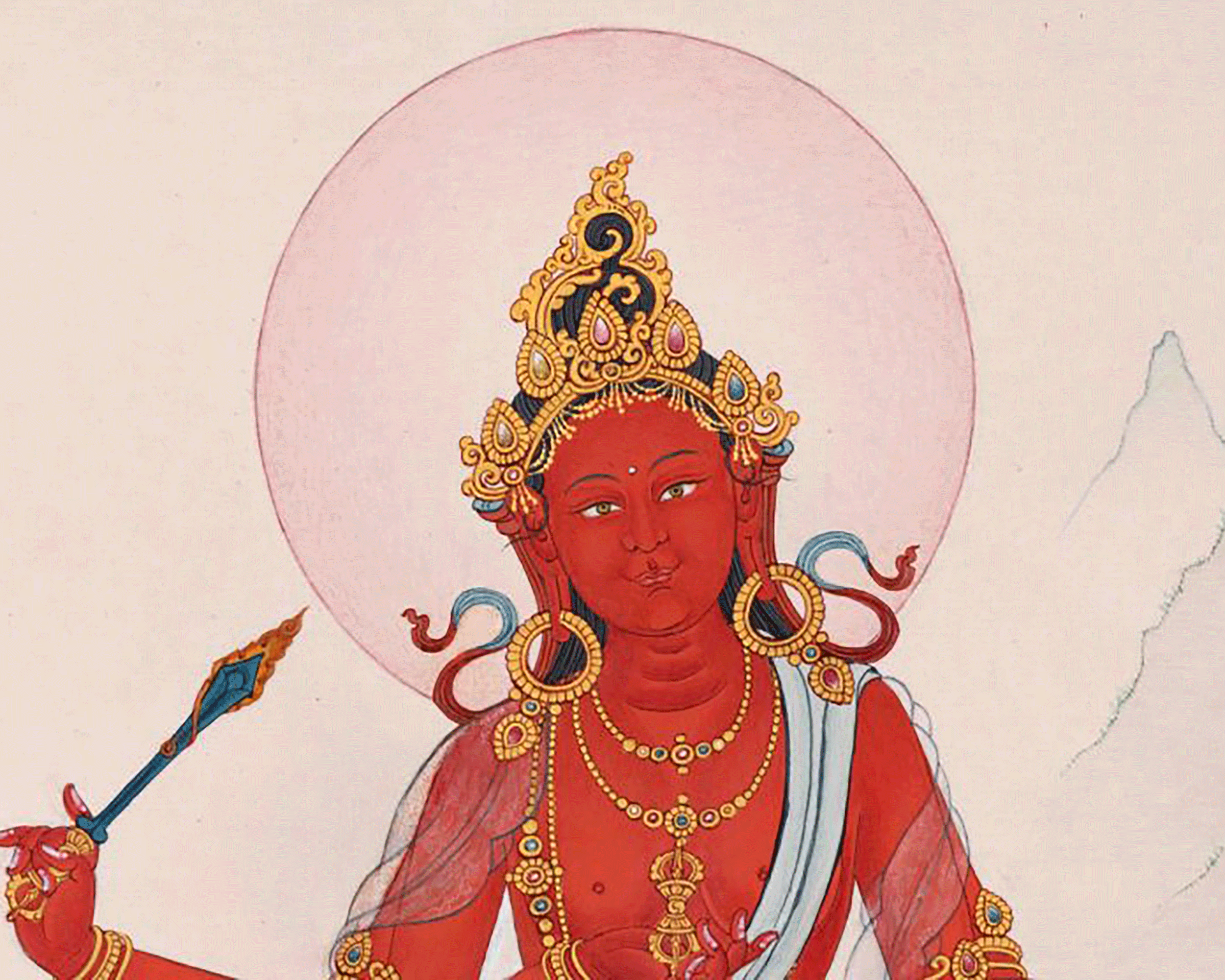 Trilokya Vijaya Tara | 21 Tara of Surya Gupta Thangka