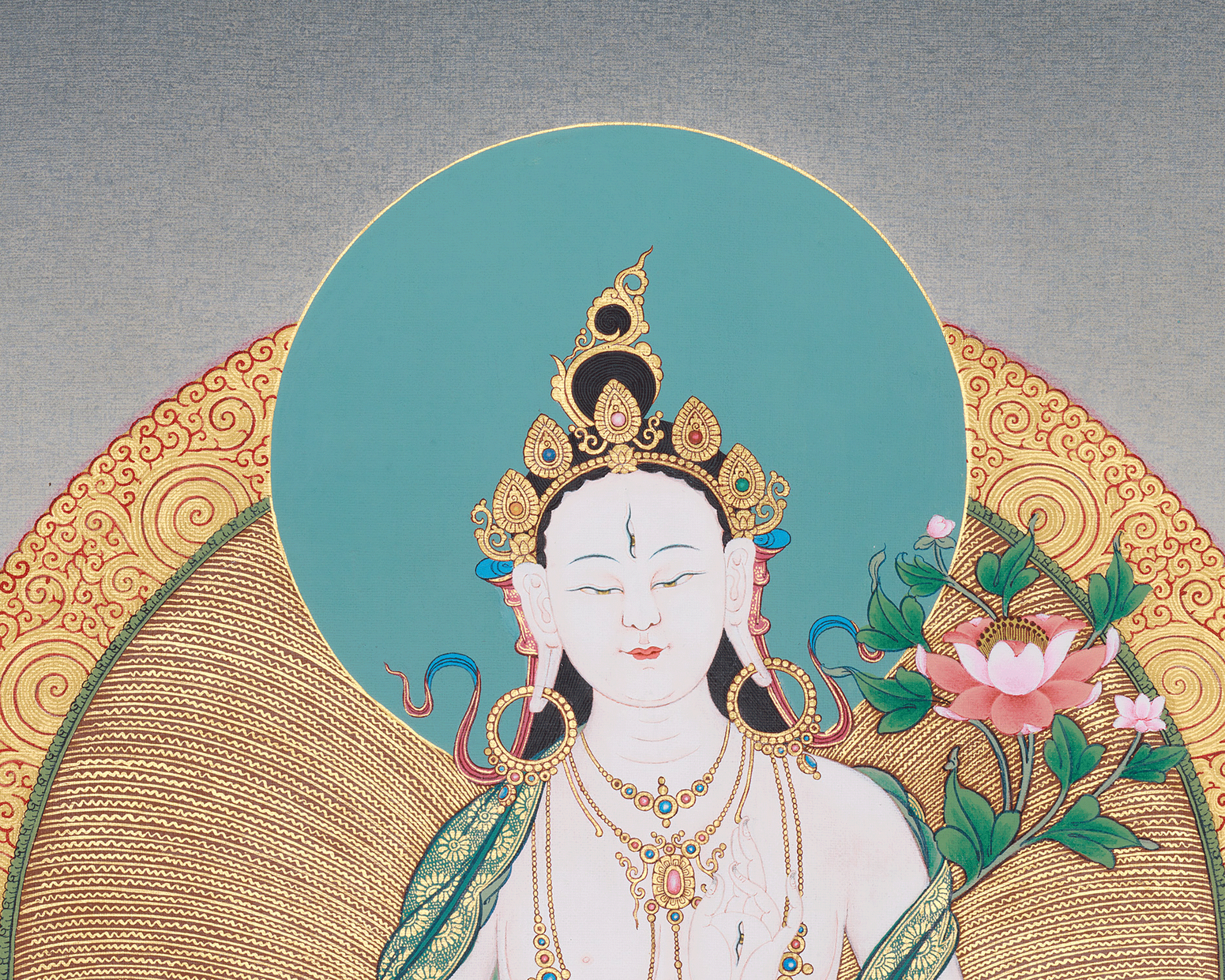 Divine Longevity Goddess Sita Tara | Buddhist Art for Healing and Vitality