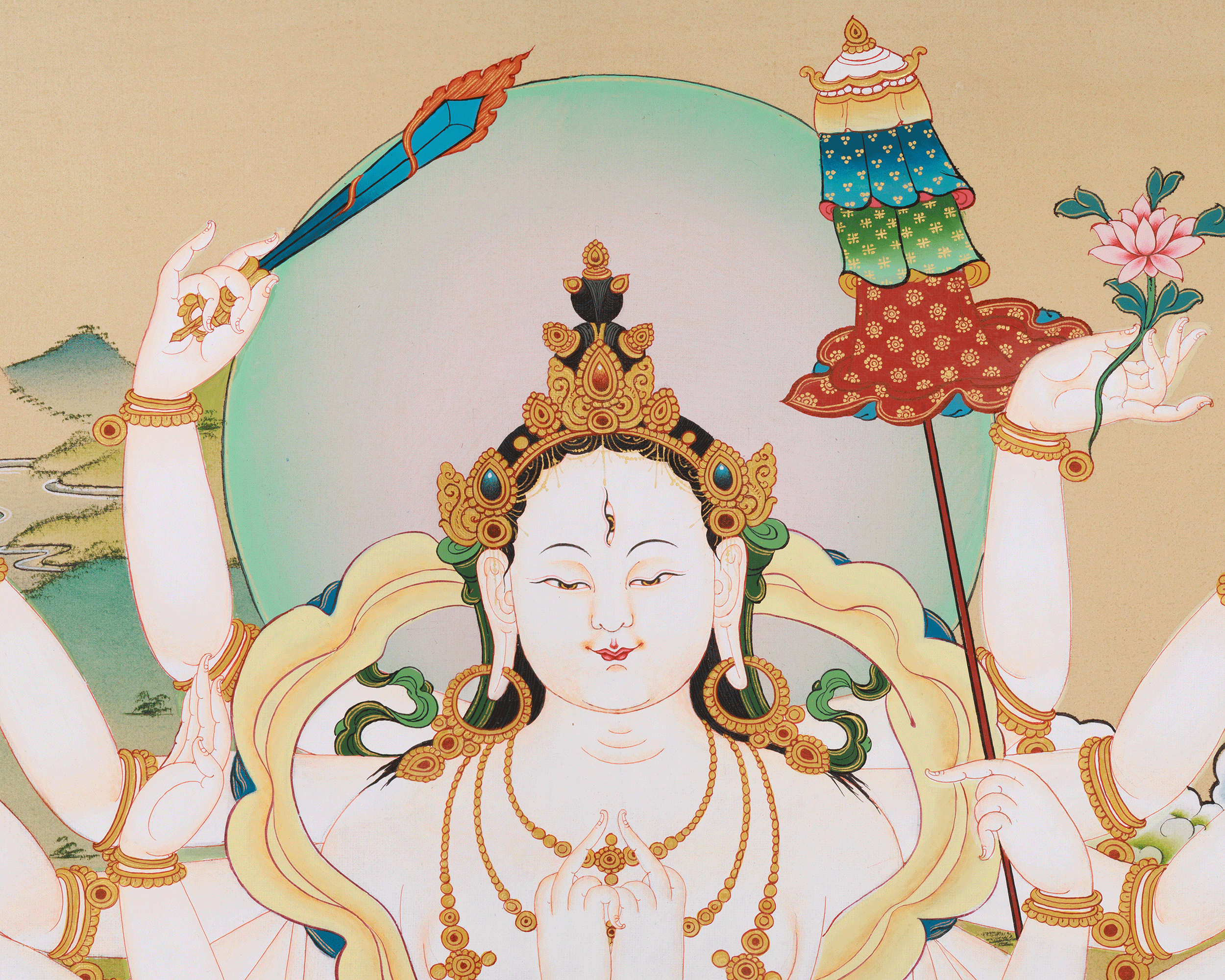 Chundi Meditation Art | Goddess of Wisdom | Mother of Seven Millions of Buddhas