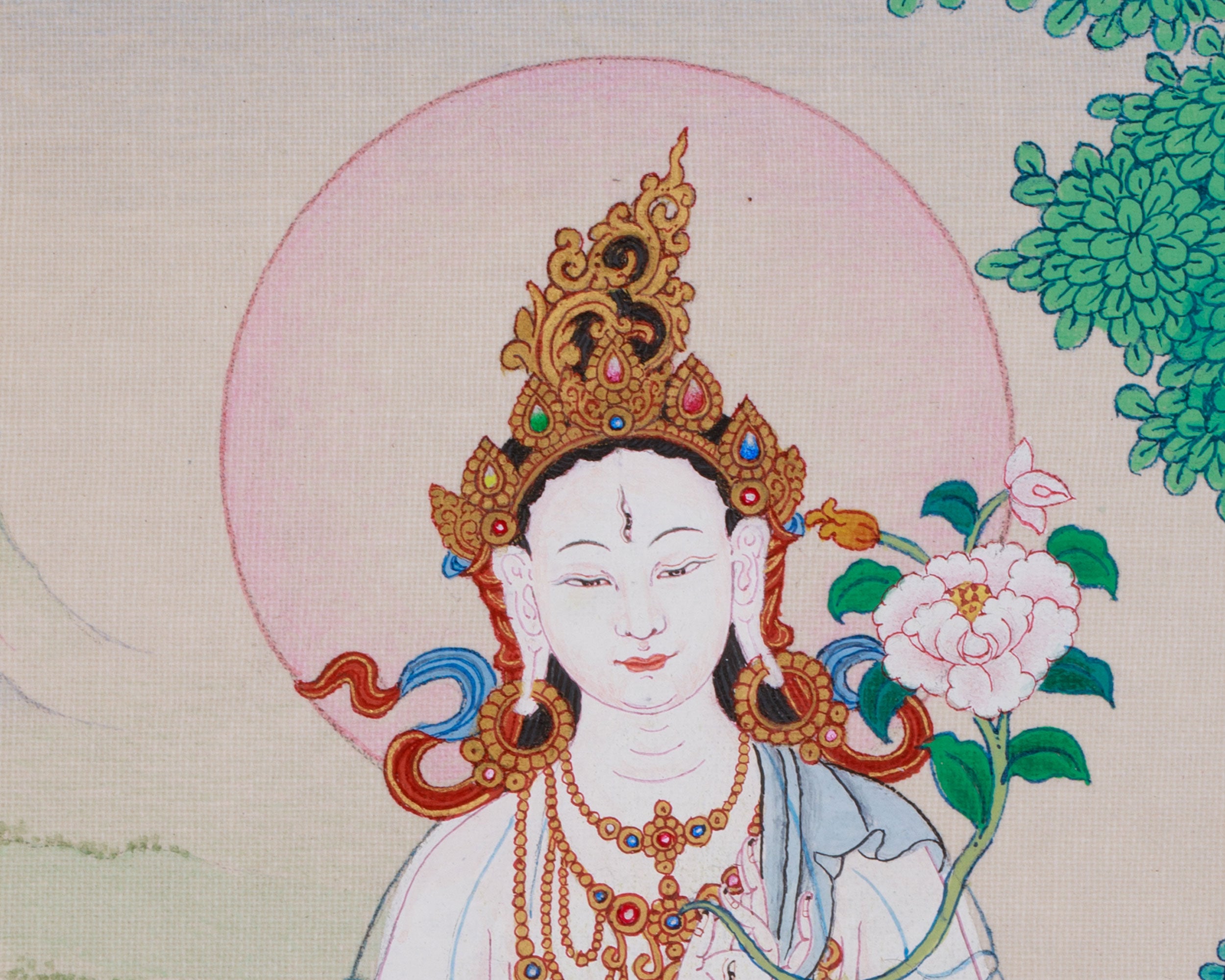 Longevity Symbol White Tara | Goddess of Healing and Compassion