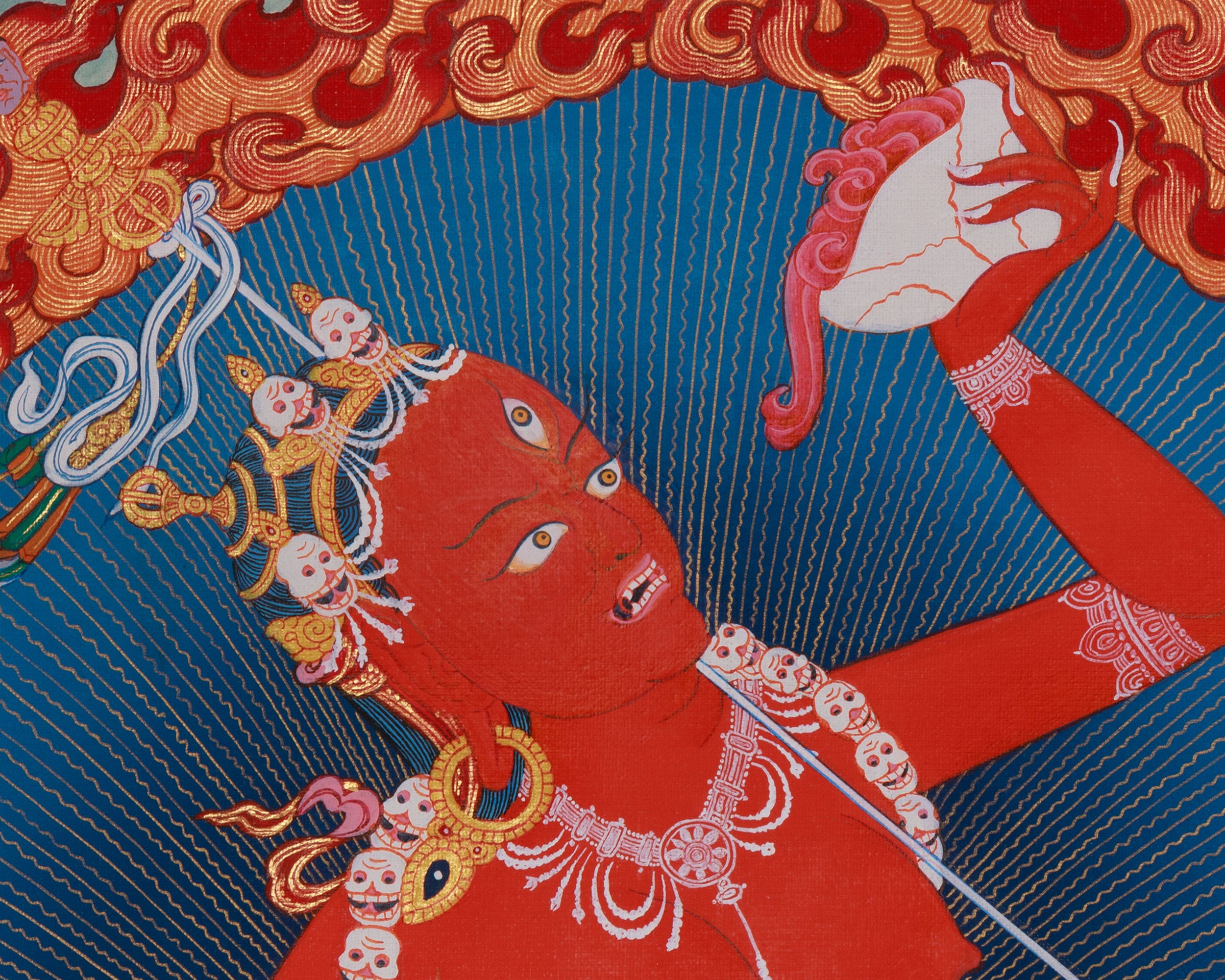 Tantric Vajrayogini Art | Fierce Protector | Tantric Goddess of Transformation