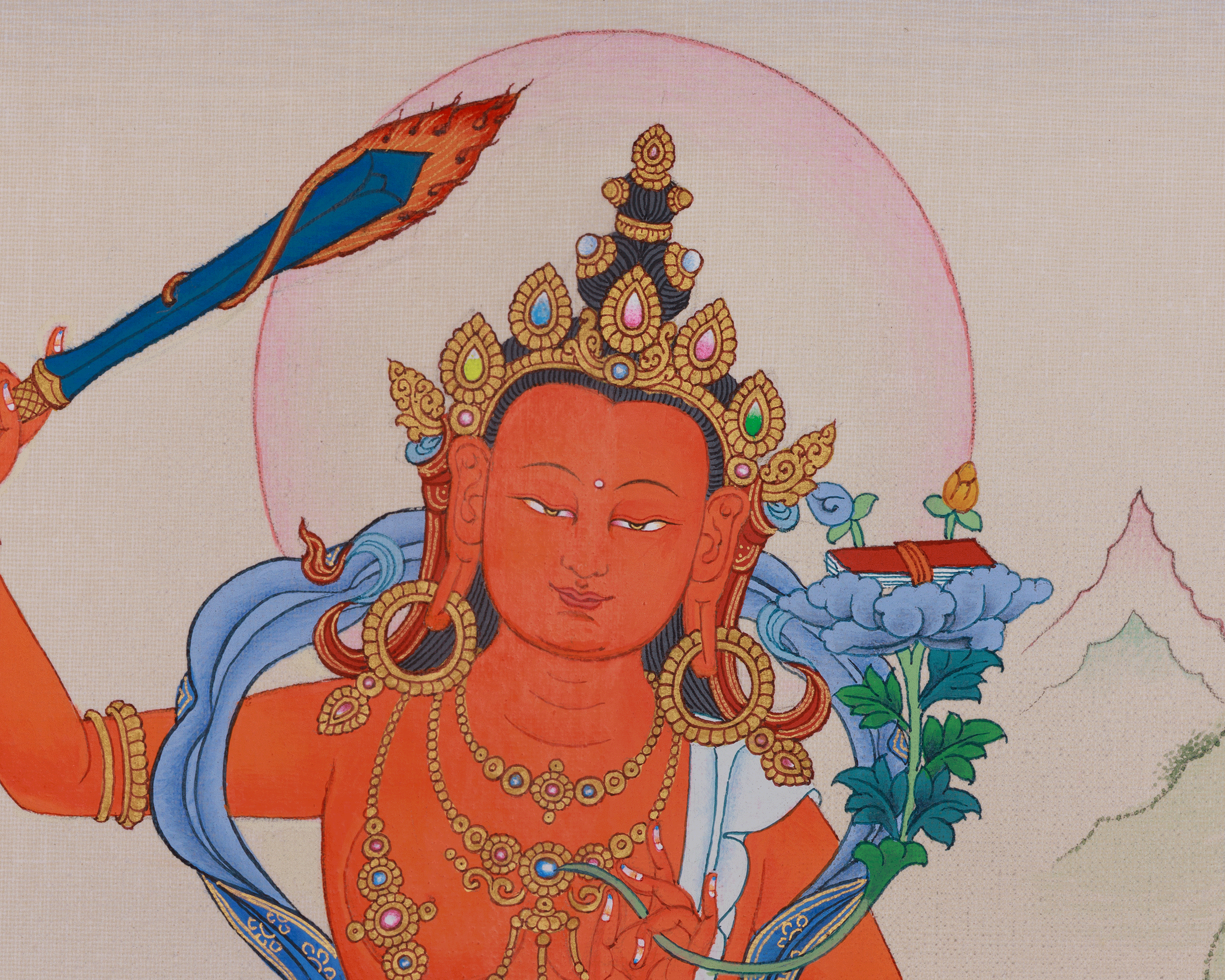 Sacred Art of Manjushri | Embodiment of Enlightened Wisdom