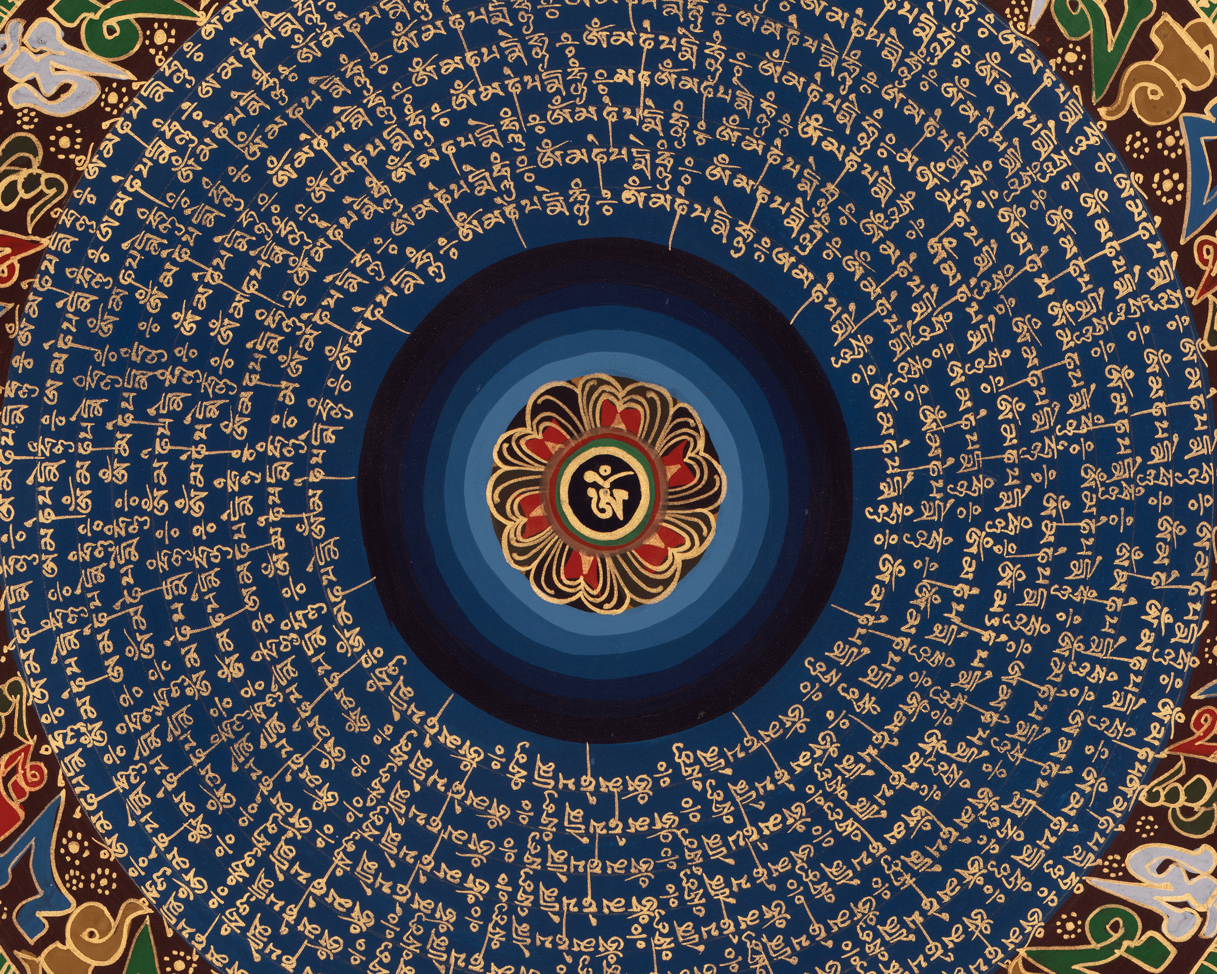 Traditional Mantra Mandala Thangka | Enlightened Universe And The Journey To Inner Peace