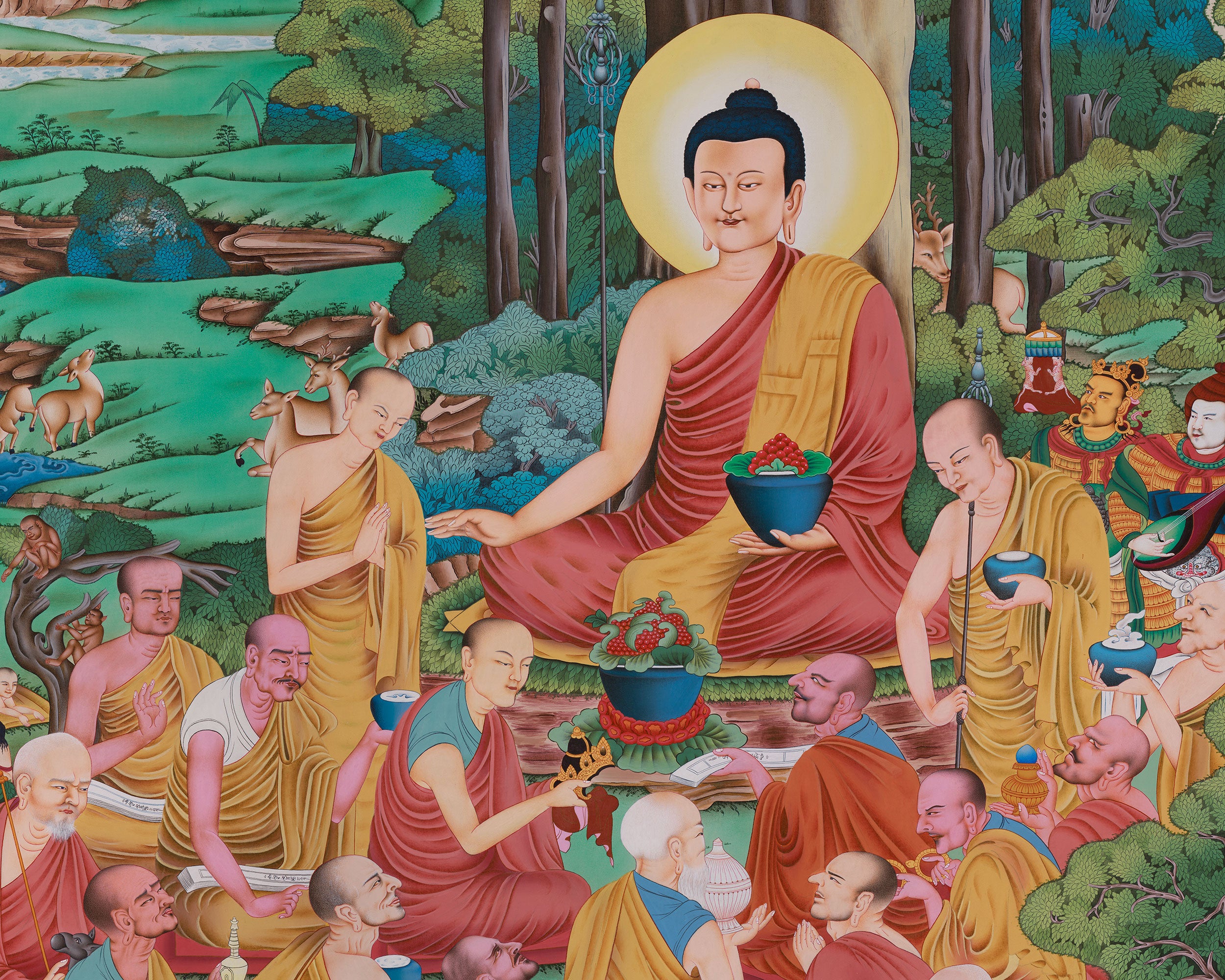 Himalayan thangka of Shakyamuni Buddha | Dharma Teacher