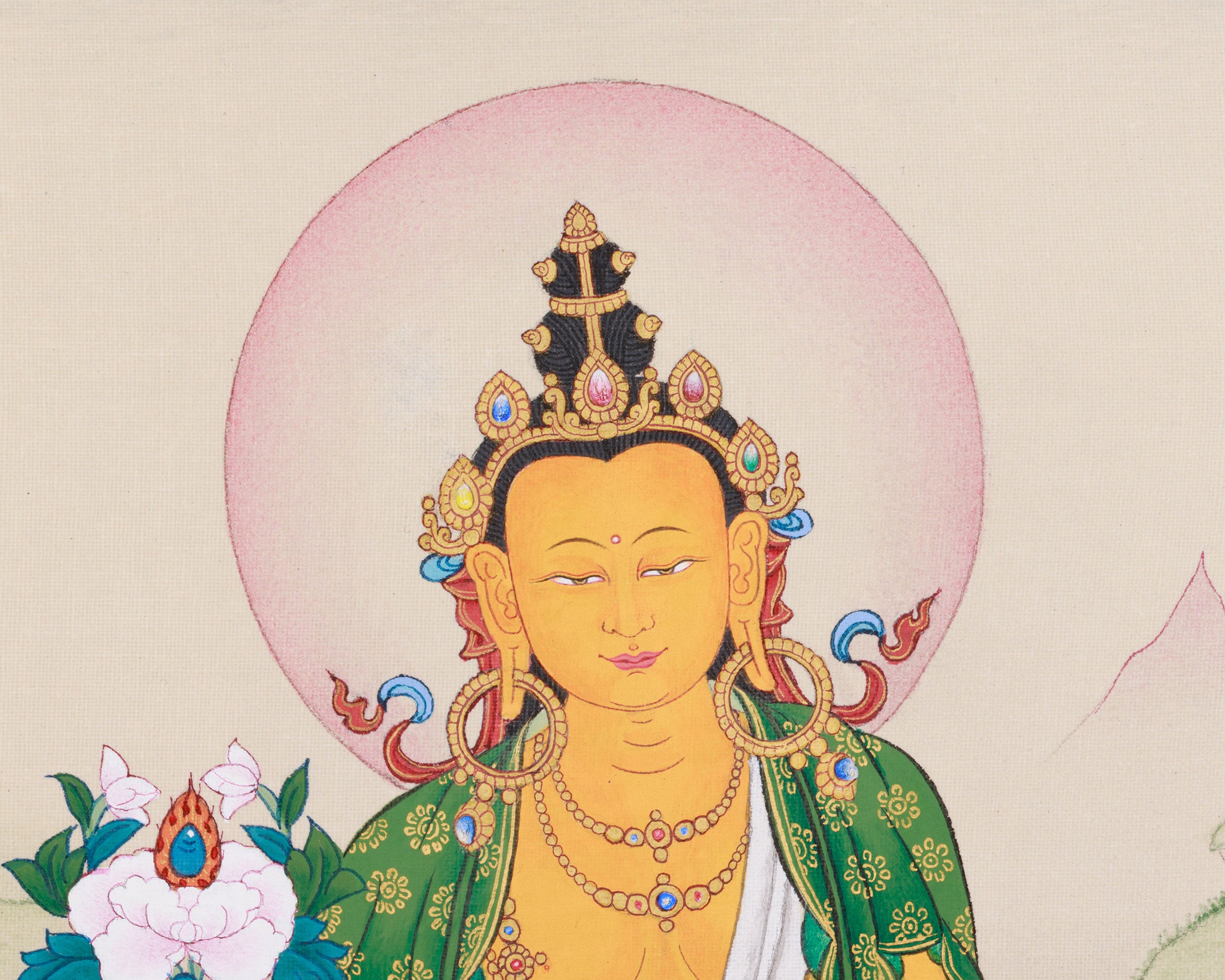 Kshitigarbha Artwork | The Bodhisattva of Compassion and Protector of Souls