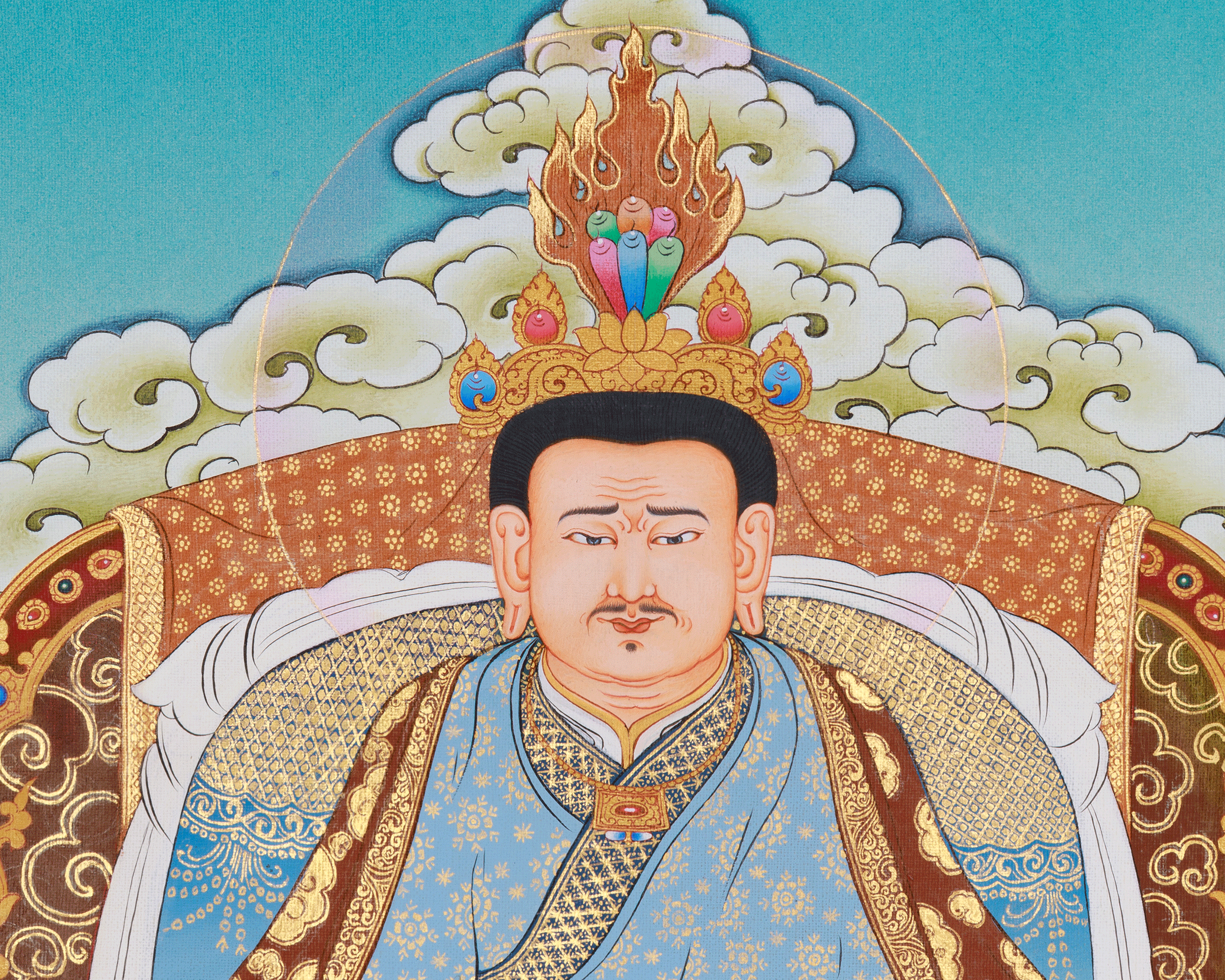 Marpa Lotsawa Thangka | Kagyu Lineage Master | Represent Wisdom and Transmission