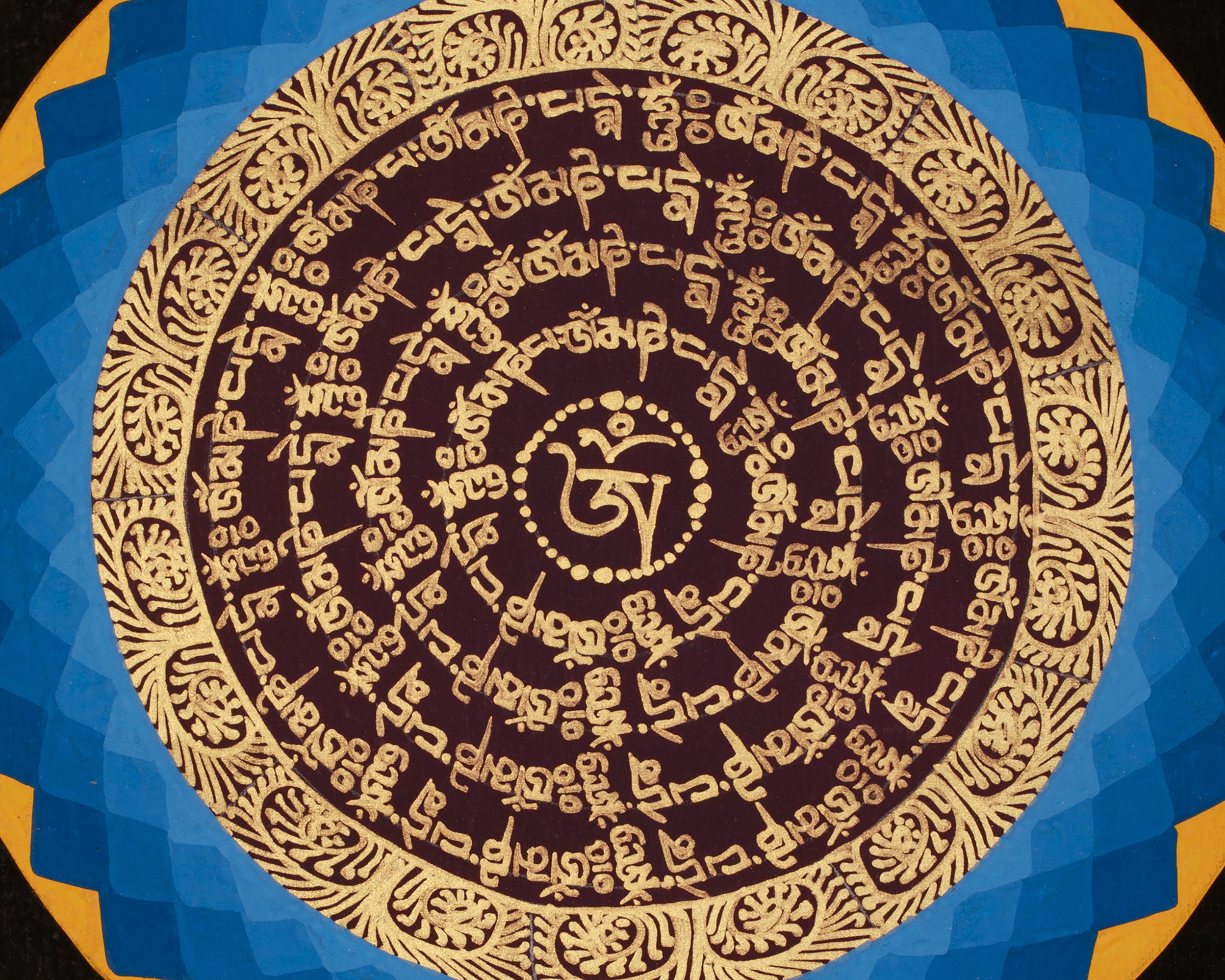 Himalayan Art of Mantra Mandala | Reflecting Concentration, Blessings, and Devotional Practice