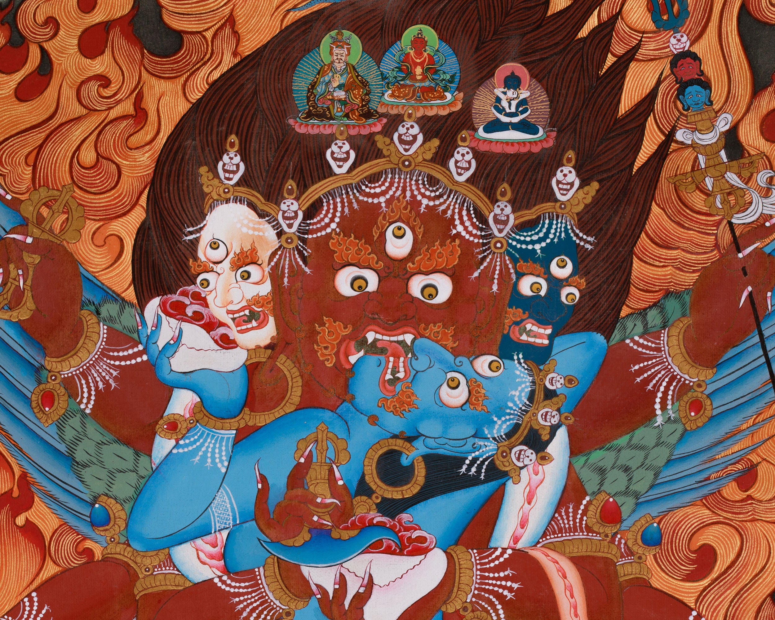 Vajrakilaya Buddhist Art | Fierce Deity of Transformation