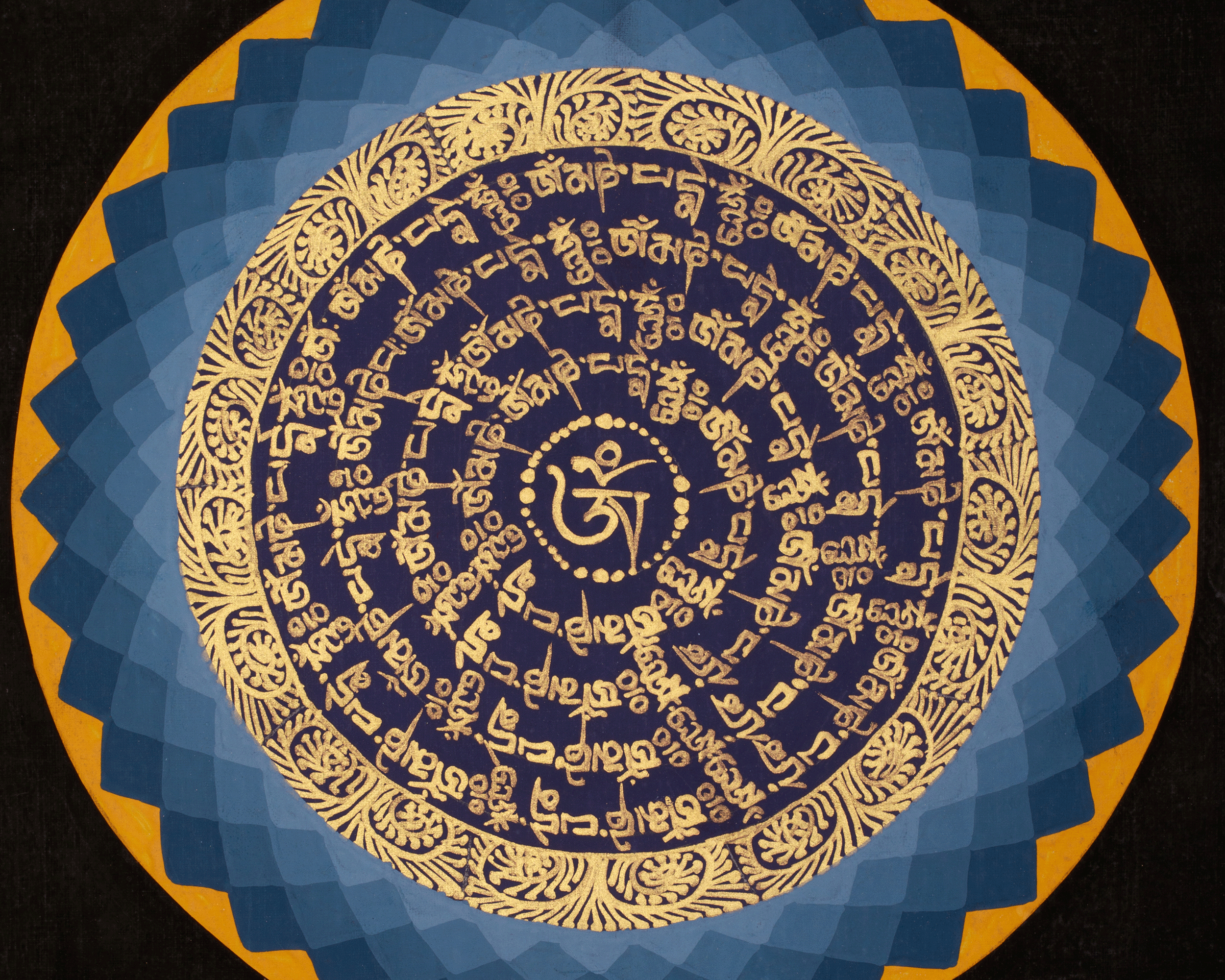 Buddhist Art of Mantra Mandala | Himalayan Meditation Altar