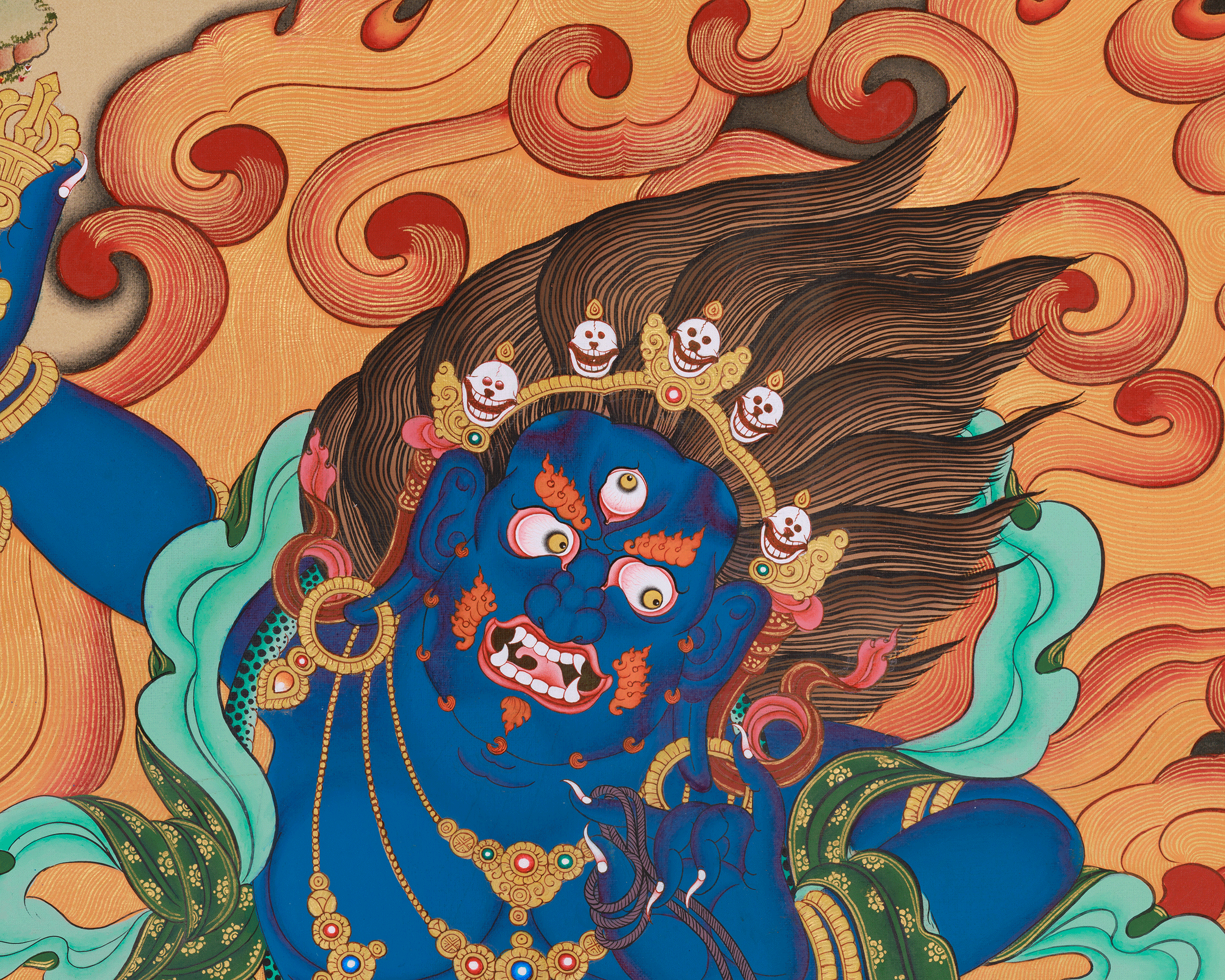 Vajrapani Spiritual Art | Fearless Wisdom | Wrathful Deity
