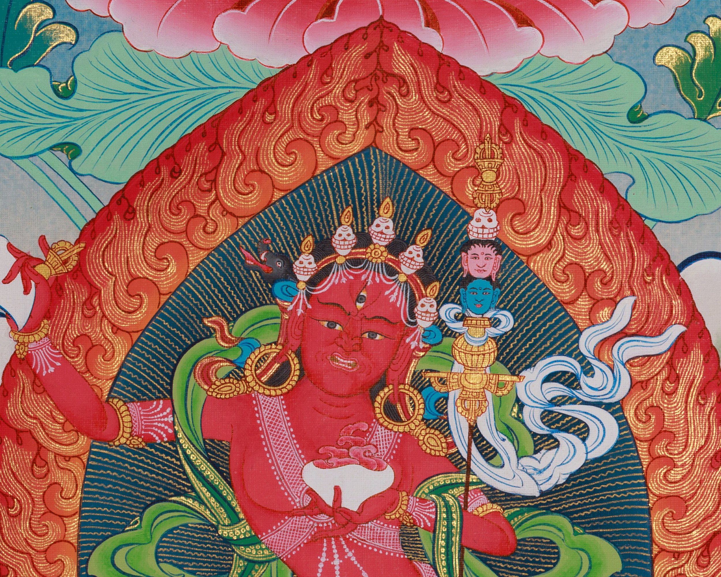 Tibetan Vajrayogini Thangka | Wisdom and Transformation Deity