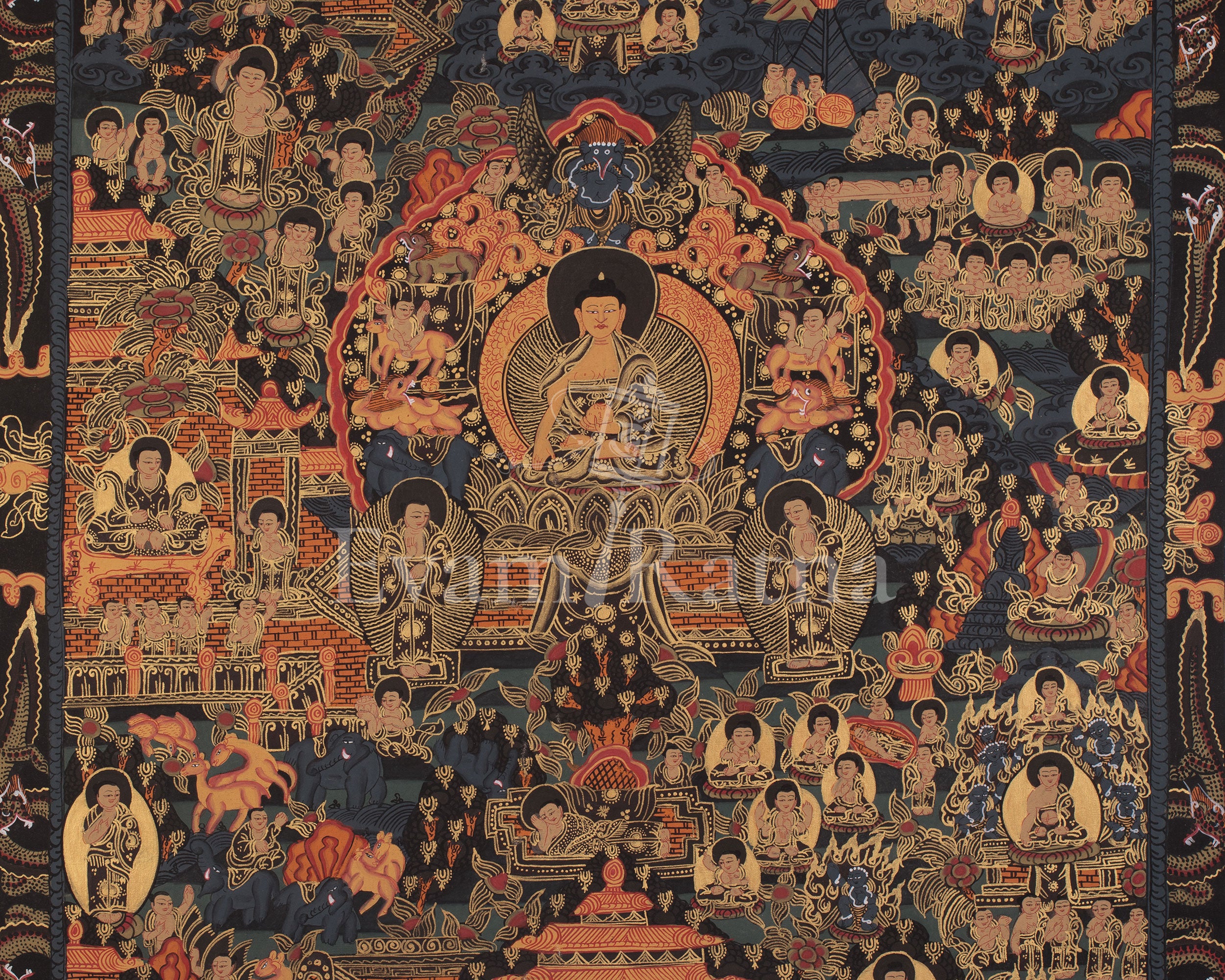 Shakyamuni Buddha Life Story Art | A Visual Journey Through the Buddha’s Path of Awakening