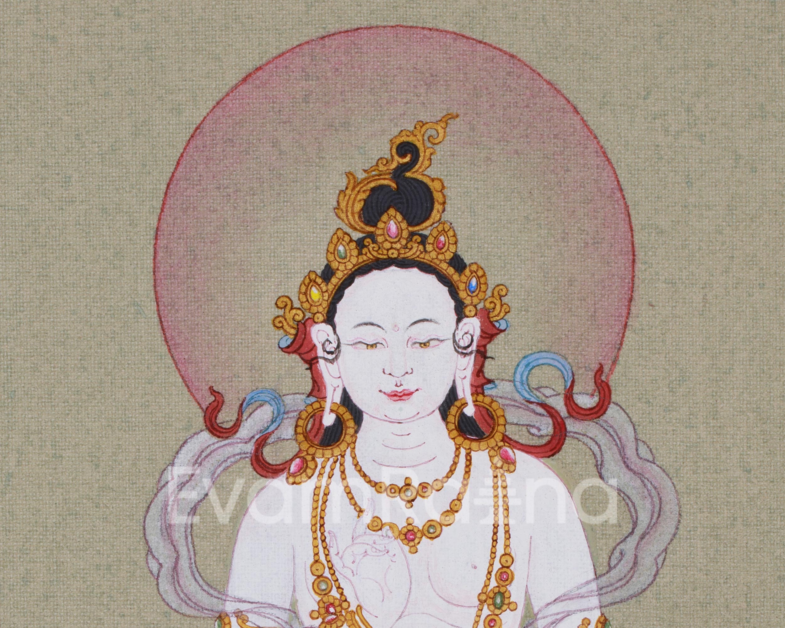 Consort of Guru Rinpoche, Yeshe Tsogyal Thangka | Embodying Wisdom and Compassion