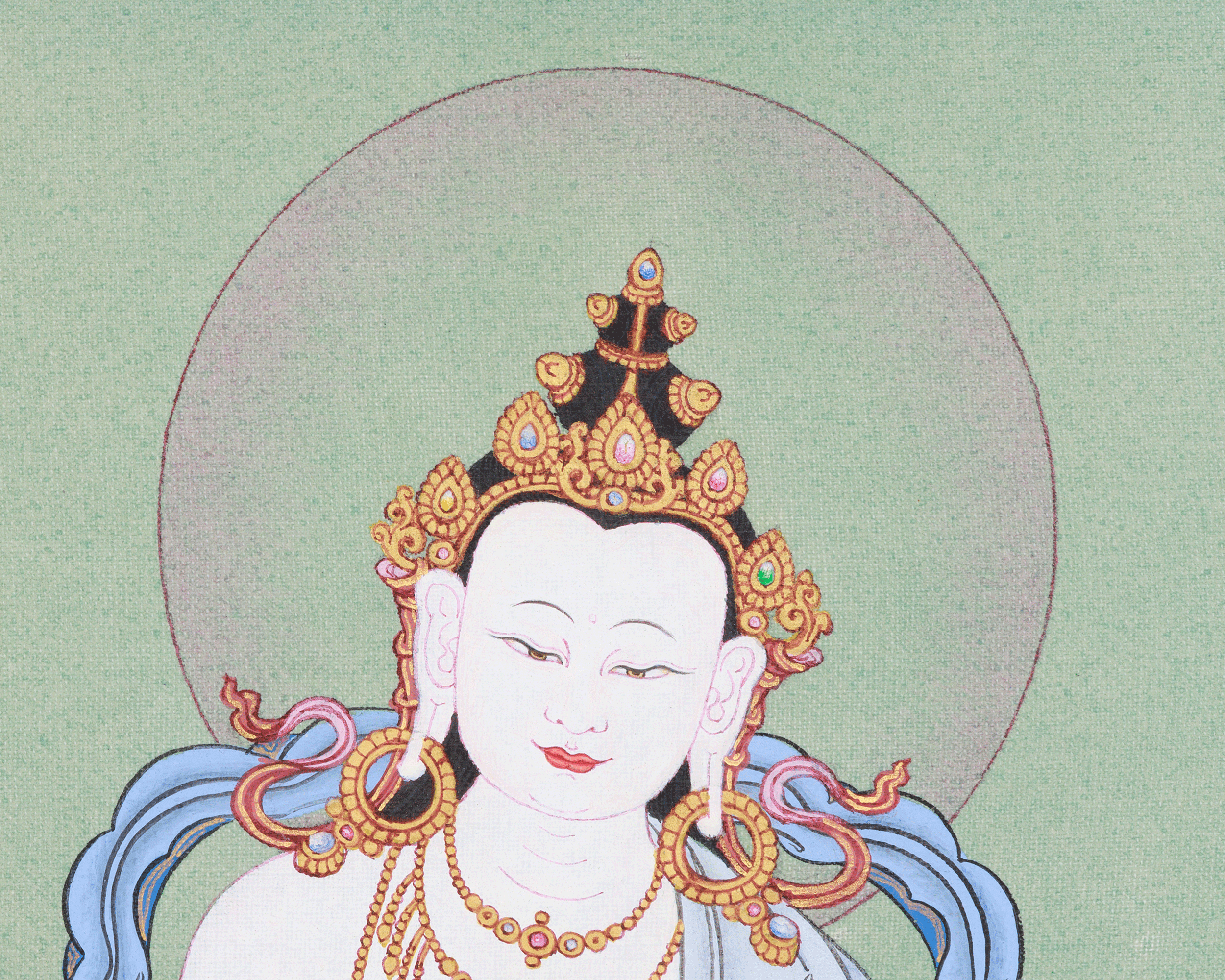 Dorje Sempa, Vajrasattva Thangka | Symbols of Transformation and Spiritual Cleansing