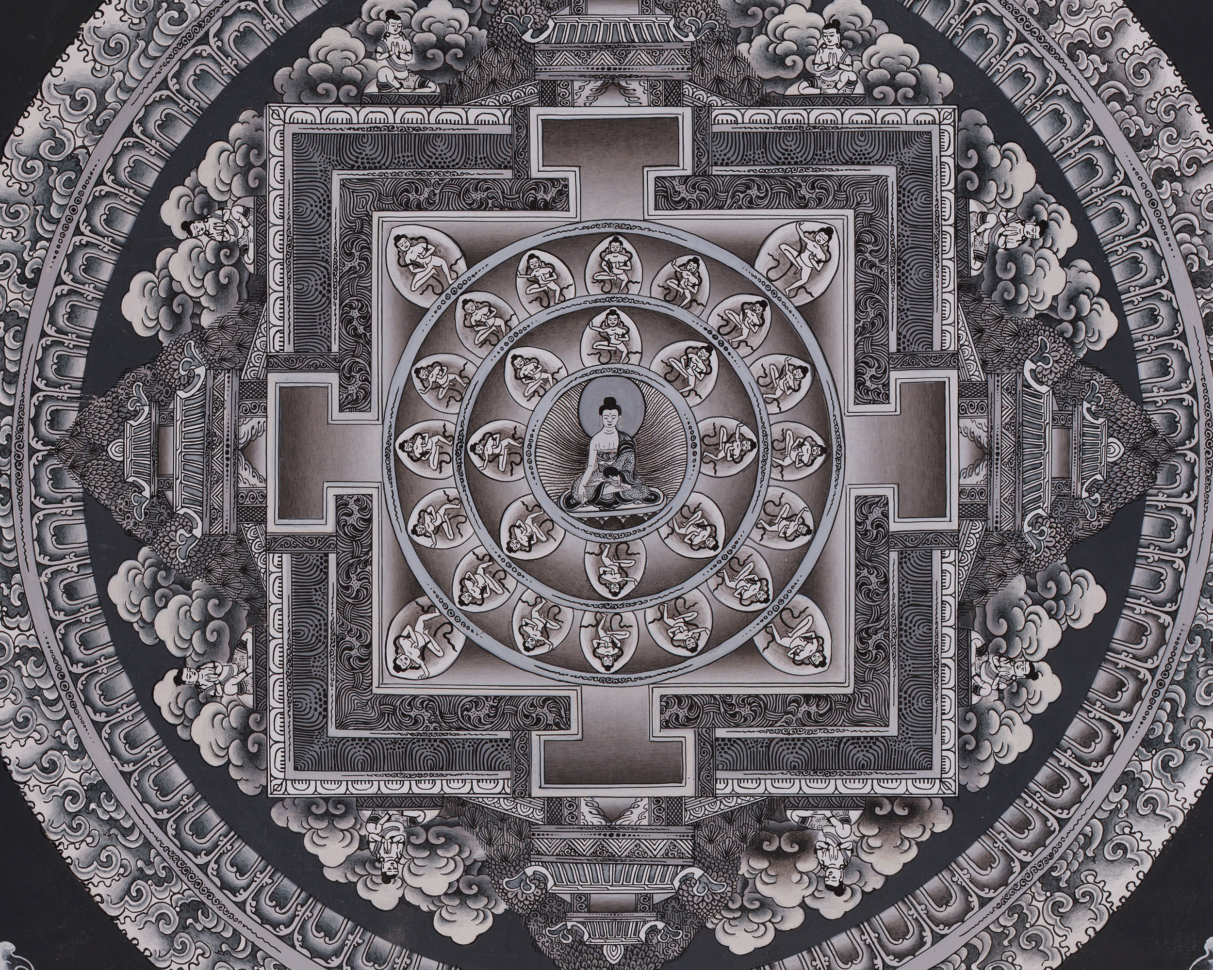 Himalayan Buddha Mandala Art | Symbolizing the Enlightened Universe and Inner Transformation