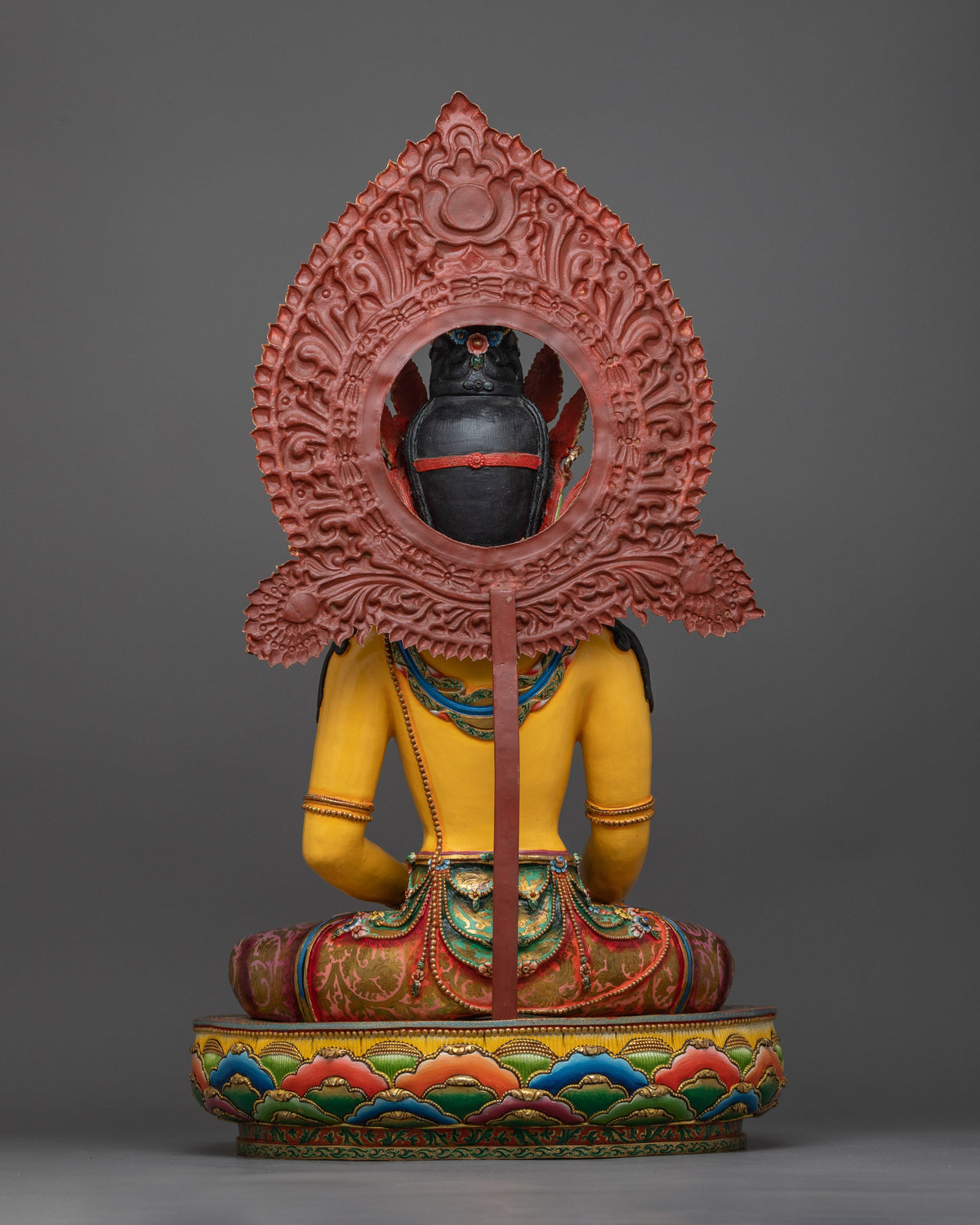 Beautiful Crown Shakyamuni Buddha Statue | Radiance of Enlightenment
