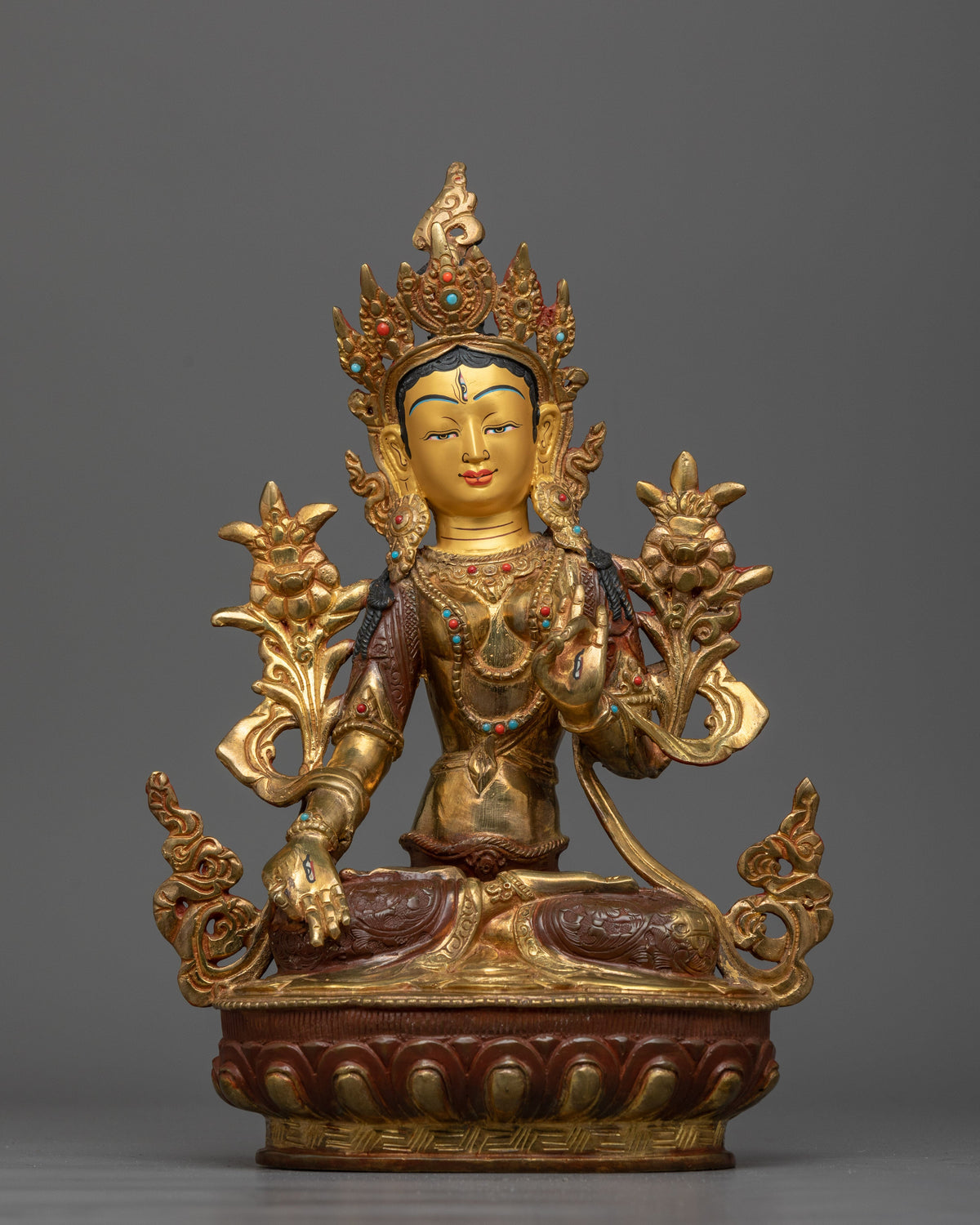 White Tara 38cm Sculpture | Embodiment of Compassion and Serenity