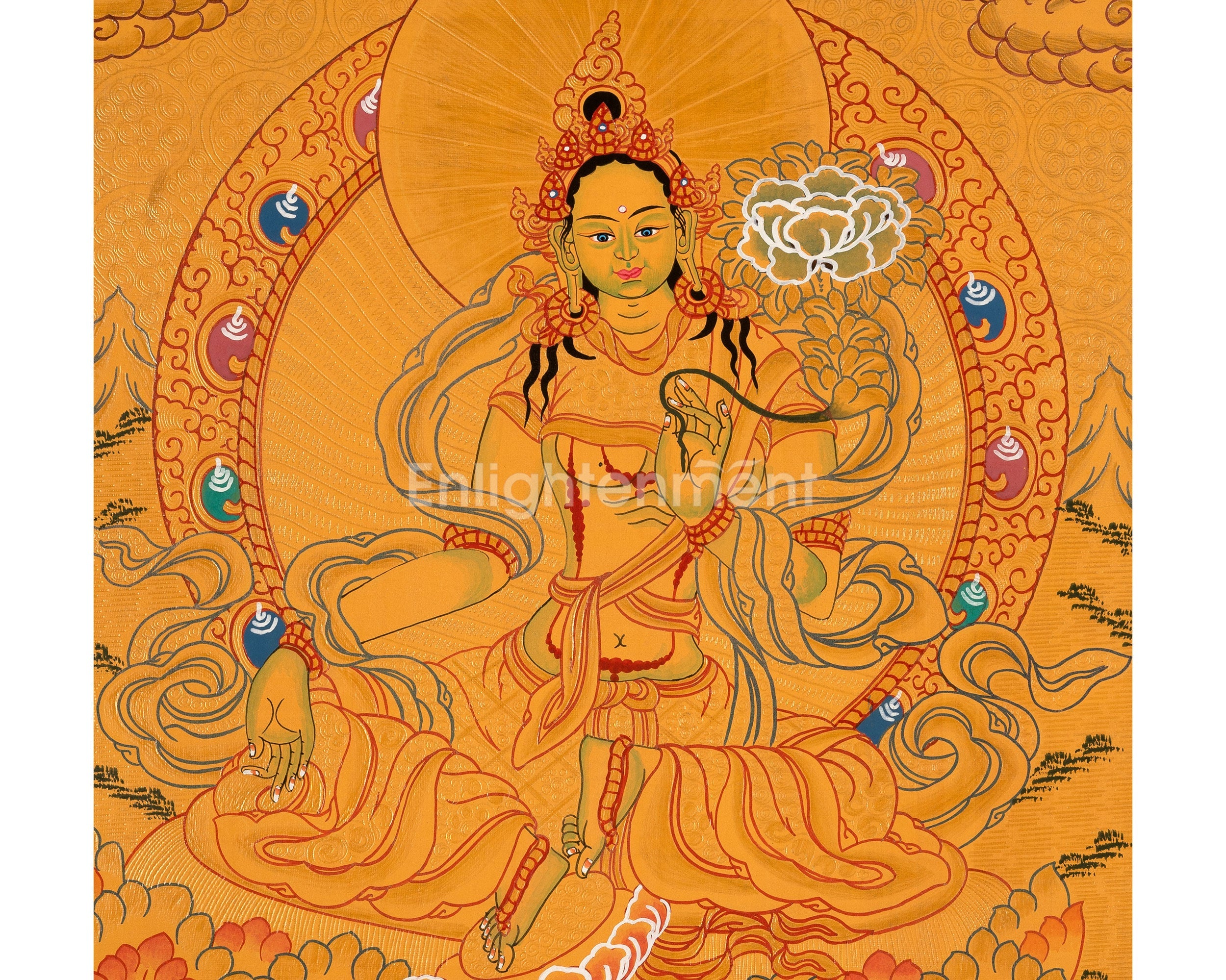 Goddess Green Tara Artwork | Protector, Healer & Symbol of Enlightened Action