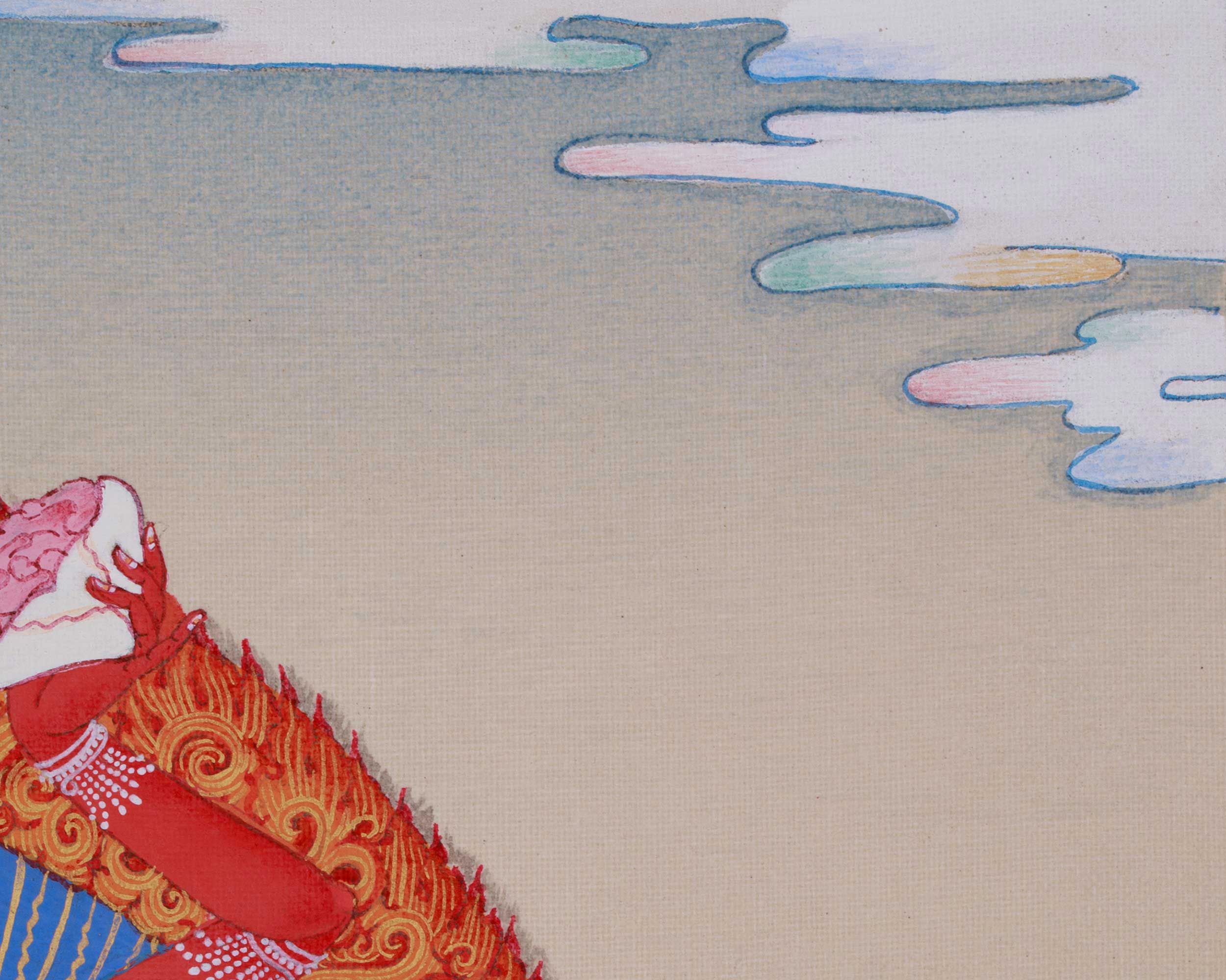 Fierce Vajrayogini Dakini Painting | The Divine Goddess of Wisdom and Power